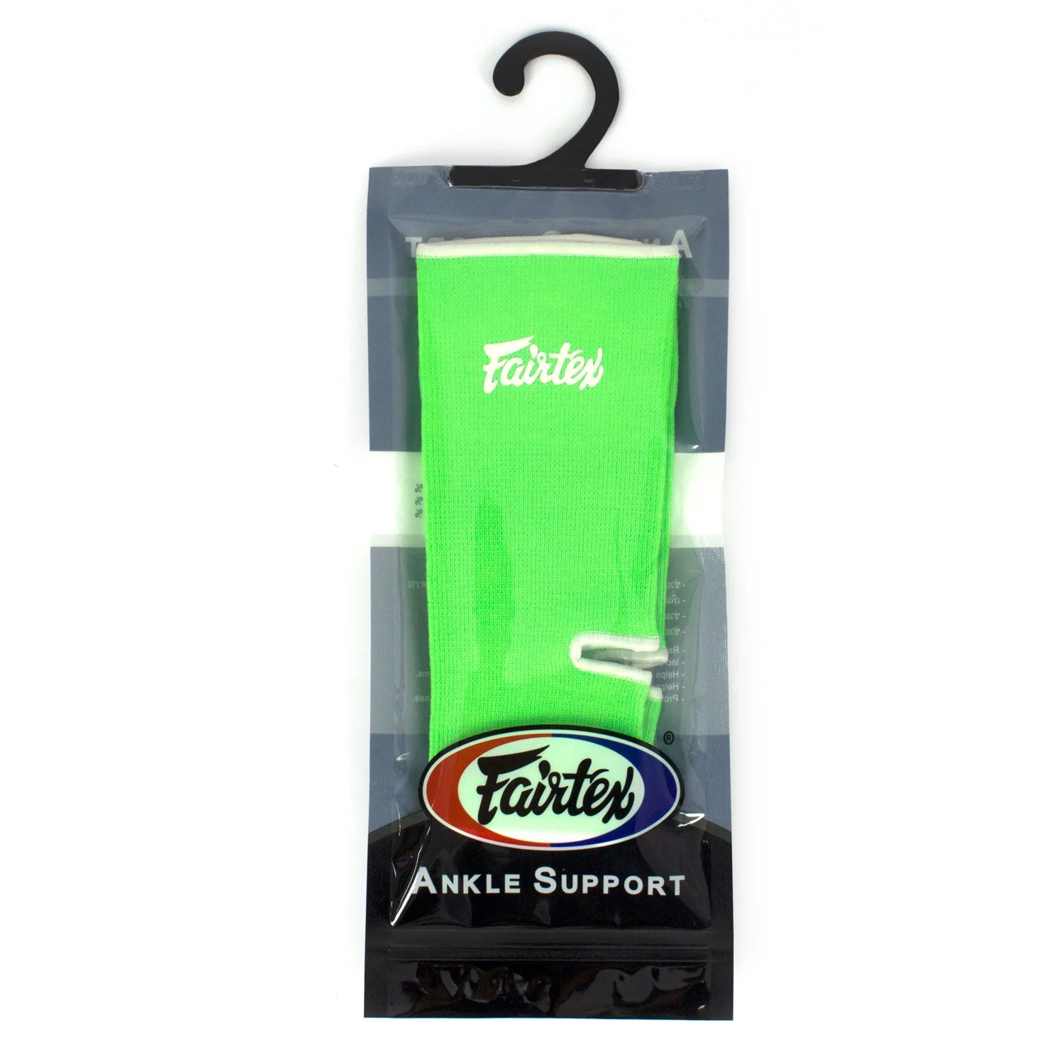 AS1 Fairtex Ankle Supports Green-White - Freesize - Image 2
