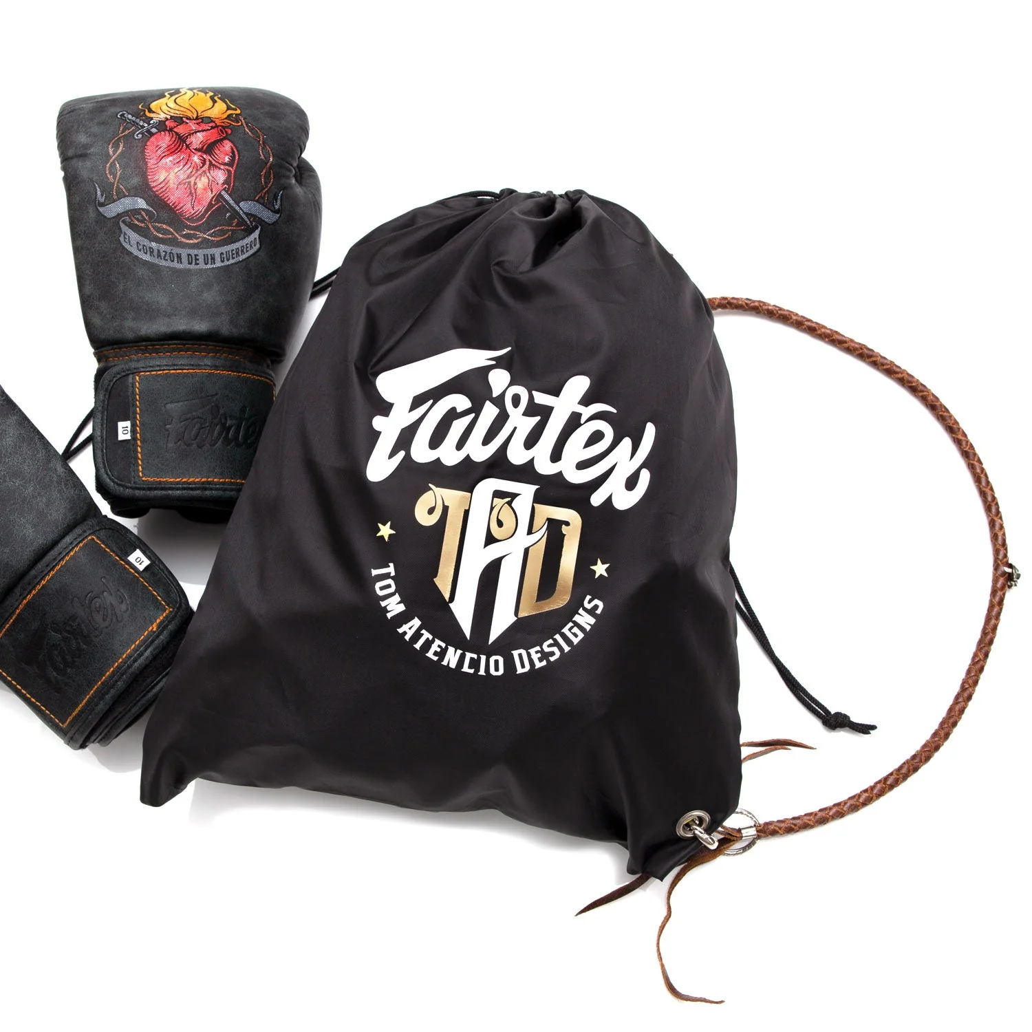 Fairtex X Tom Atencio Heart of The Warrior Boxing Gloves - Image 4