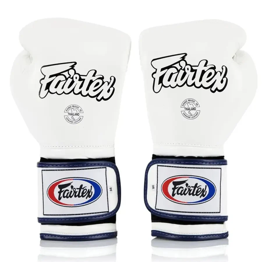 Fairtex BGV9  Mexican Style Boxing Gloves White - Image 2