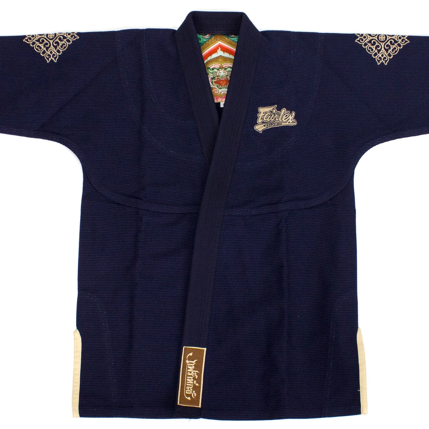 BJJ2 Fairtex Matchanu Premium BJJ Gi Navy - Image 6