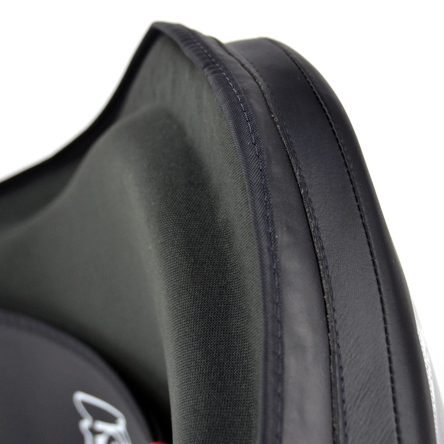 BPV3 Fairtex Microfiber Belly Pad Black-Black - Image 4