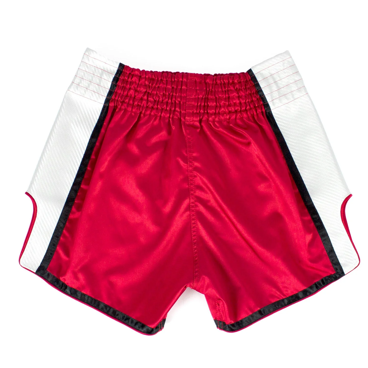 BS1704 Fairtex Slim Fit Muaythai Shorts Red-White - Image 2