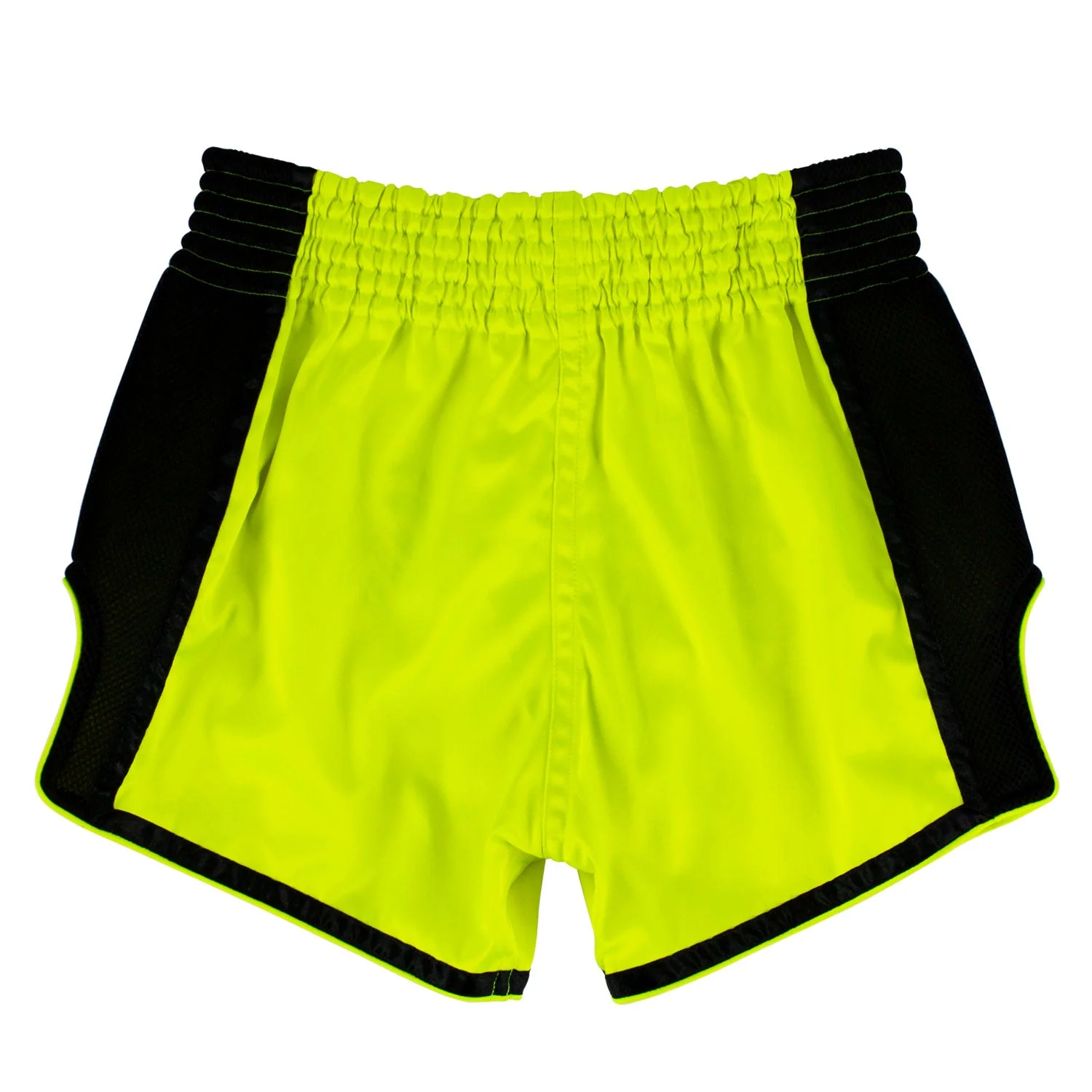 BS1706 Fairtex Slim Fit Muaythai Shorts Lime Green - Image 2