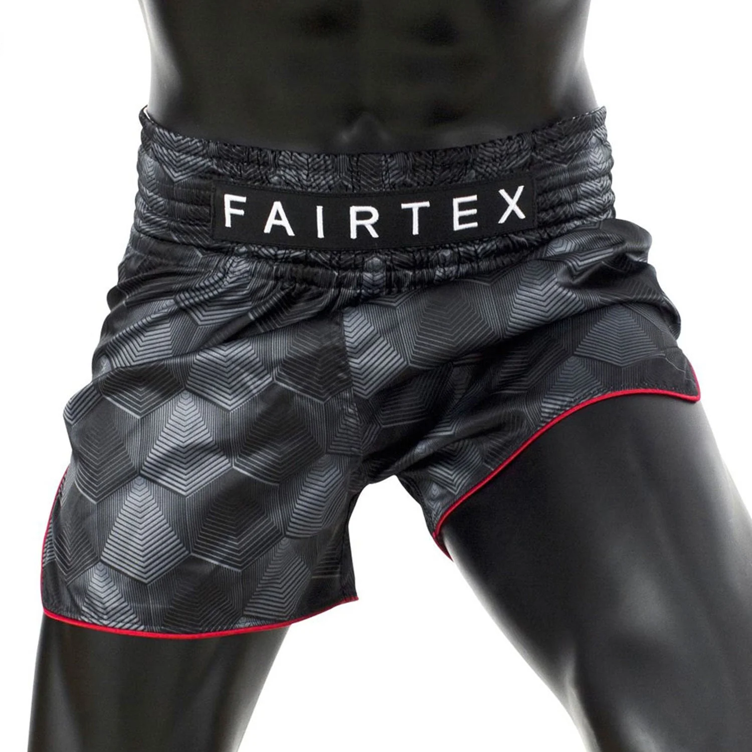 BS1901 Fairtex Black Stealth Muaythai Shorts - Image 3