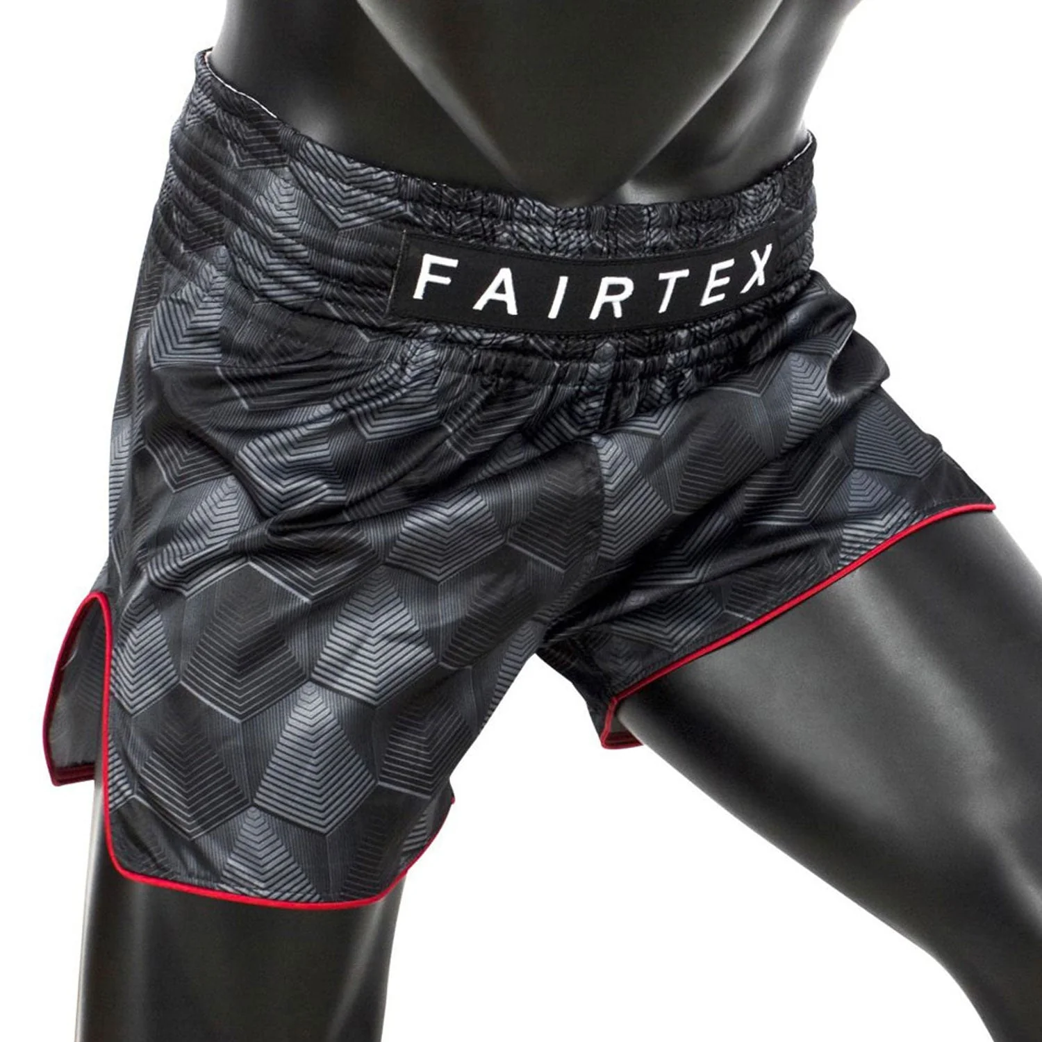 BS1901 Fairtex Black Stealth Muaythai Shorts - Image 4