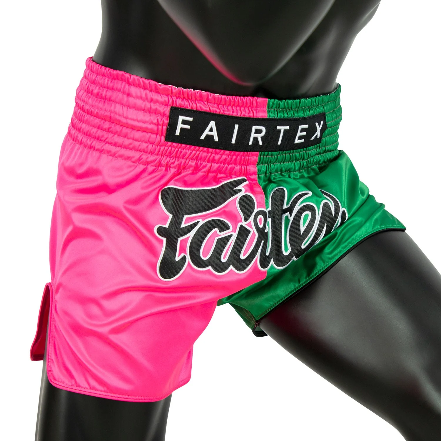 BS1911 Fairtex Fighter Shorts Pink-Green - Image 4
