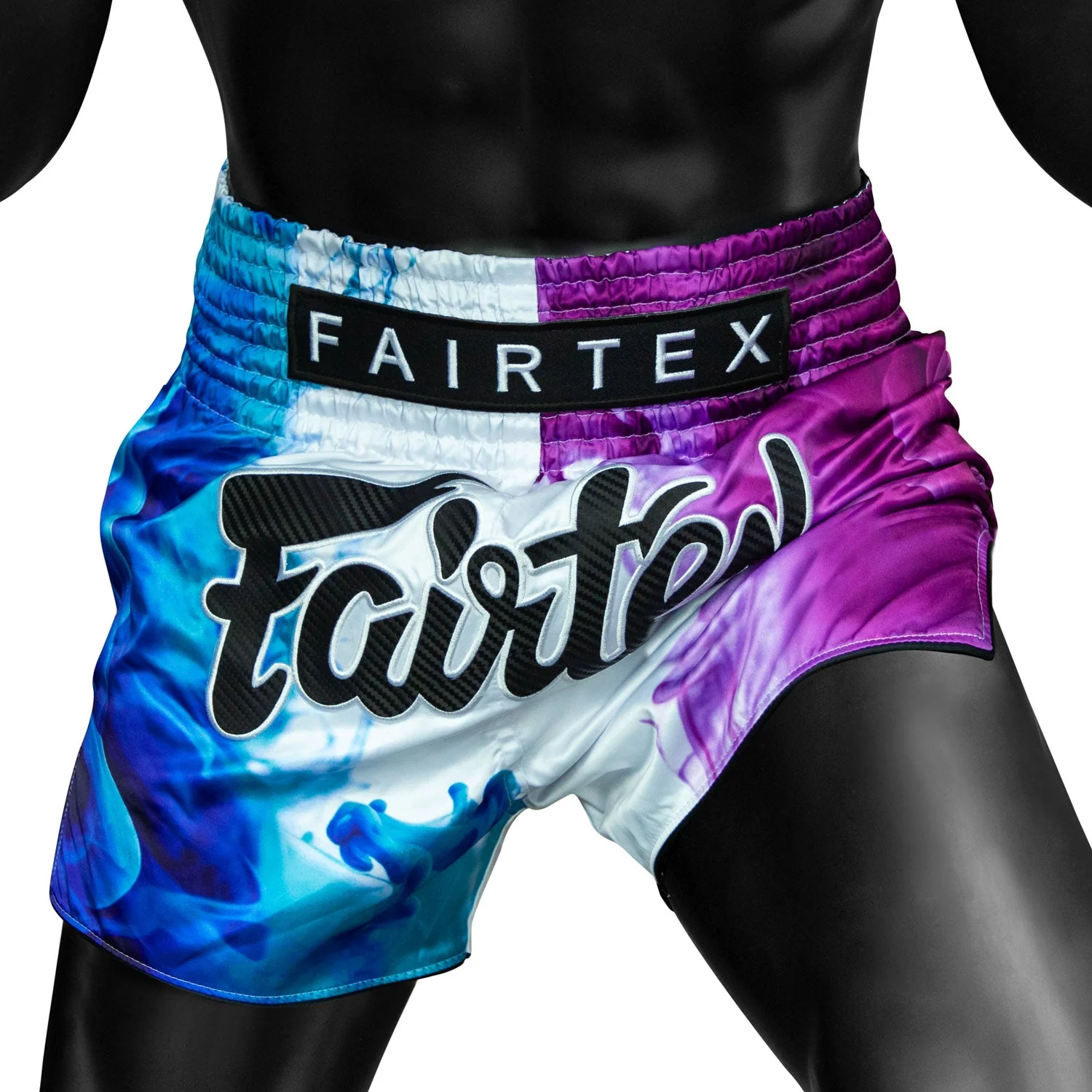 BS1950 Fairtex White Tech House Muaythai Shorts - Image 3