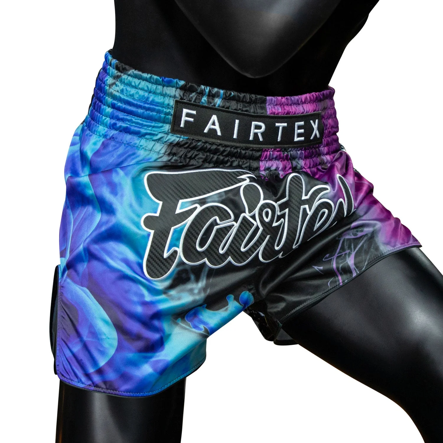 BS1951 Fairtex Black Tech House Muaythai Shorts - Image 4