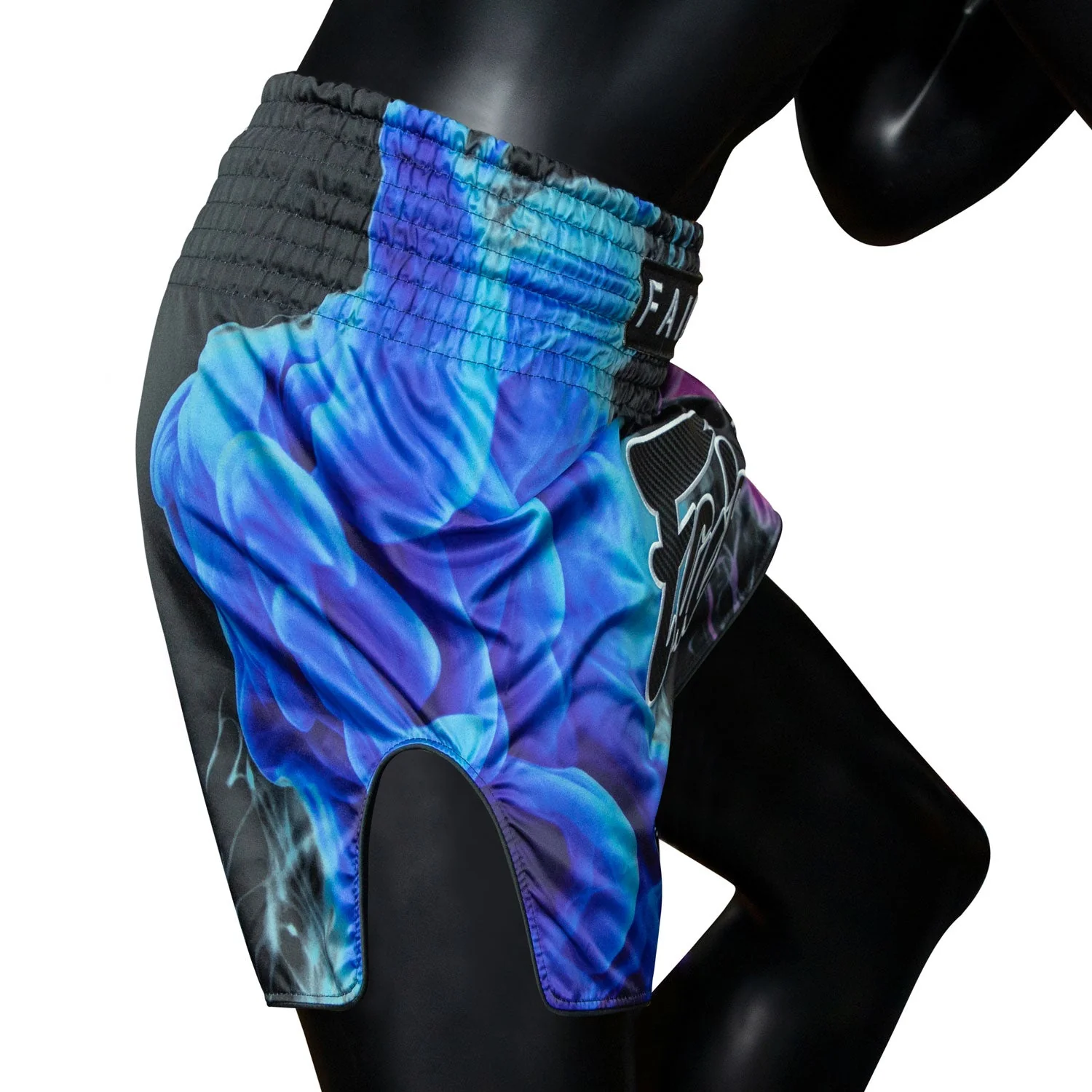 BS1951 Fairtex Black Tech House Muaythai Shorts - Image 5