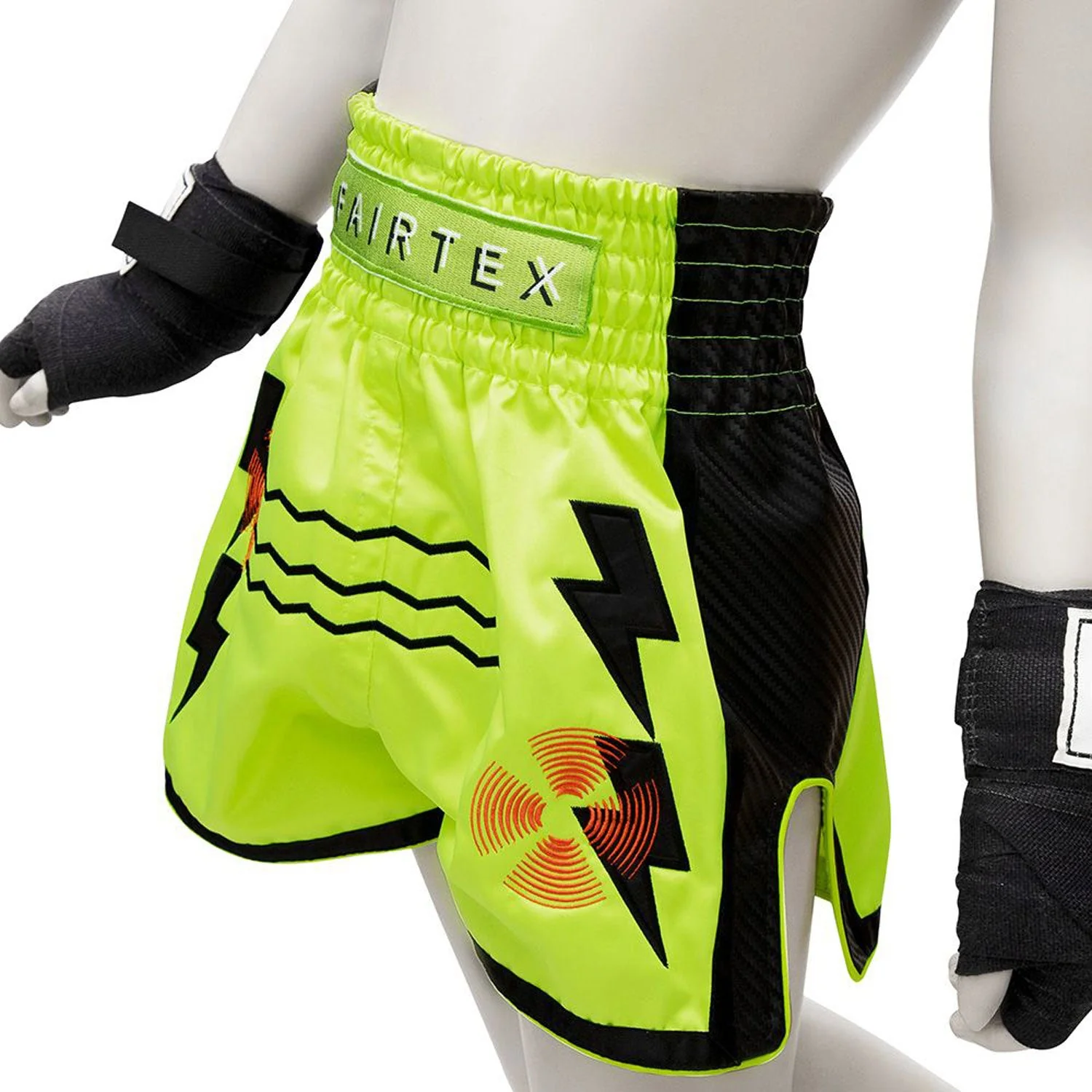 BSK2105 Fairtex Kids Muaythai Shorts Sonar - Image 4