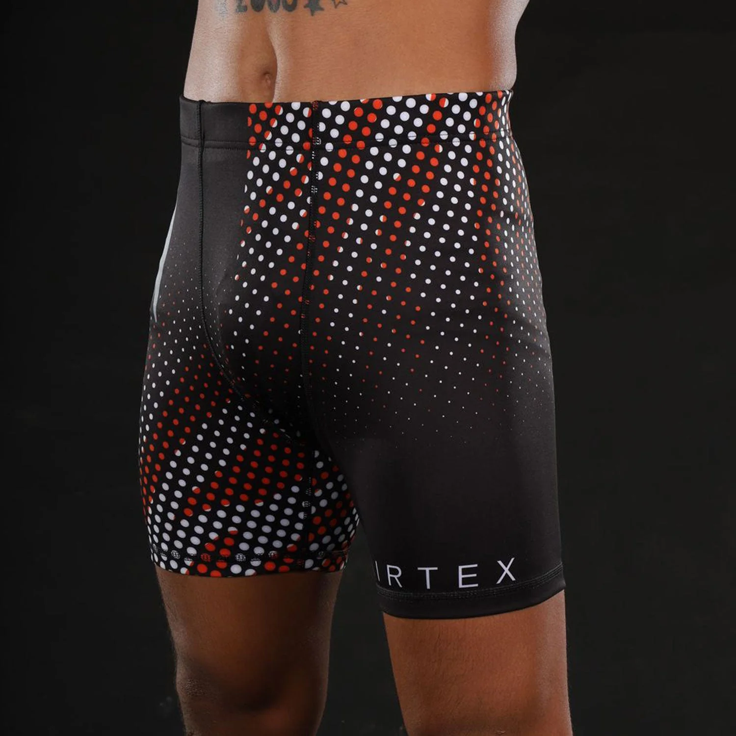 CP9 Fairtex Mens Vale Tudo Shorts Black-Orange - Image 2
