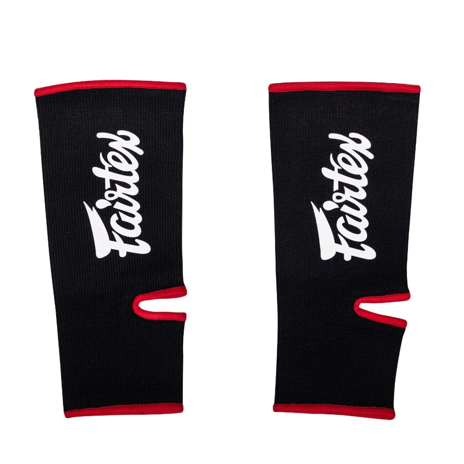 Fairtex AS3 Ankle Supports (Sized) - Black-Red - Image 2