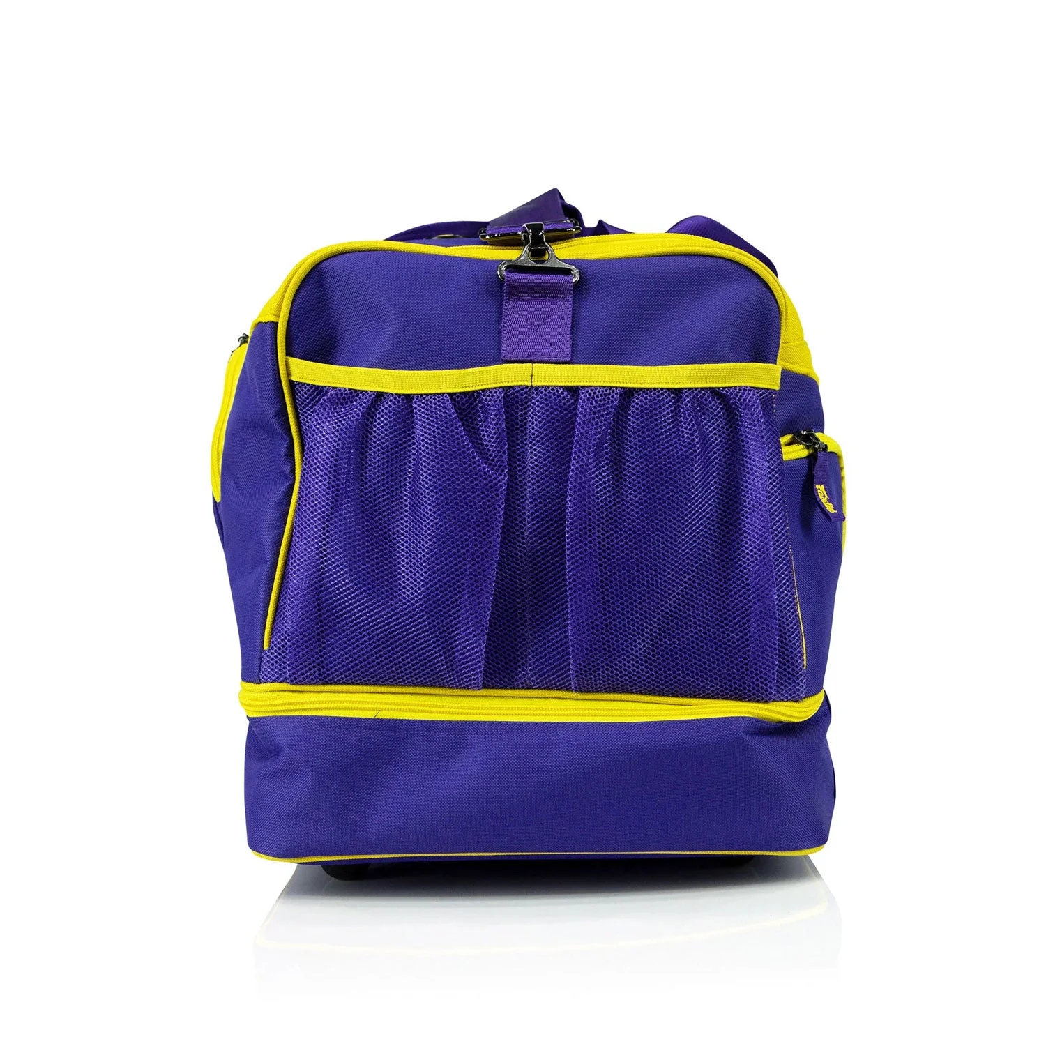 Fairtex BAG2 Heavy Duty Gym Bag Purple-Yellow - Image 4