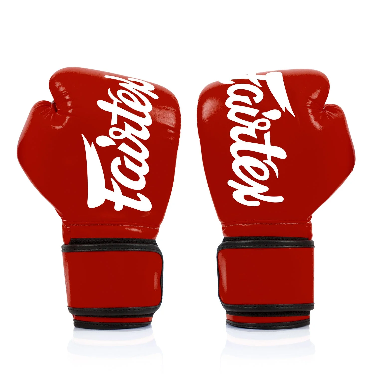 Fairtex BGV14 Microfibre Boxing Gloves - Red - Image 2