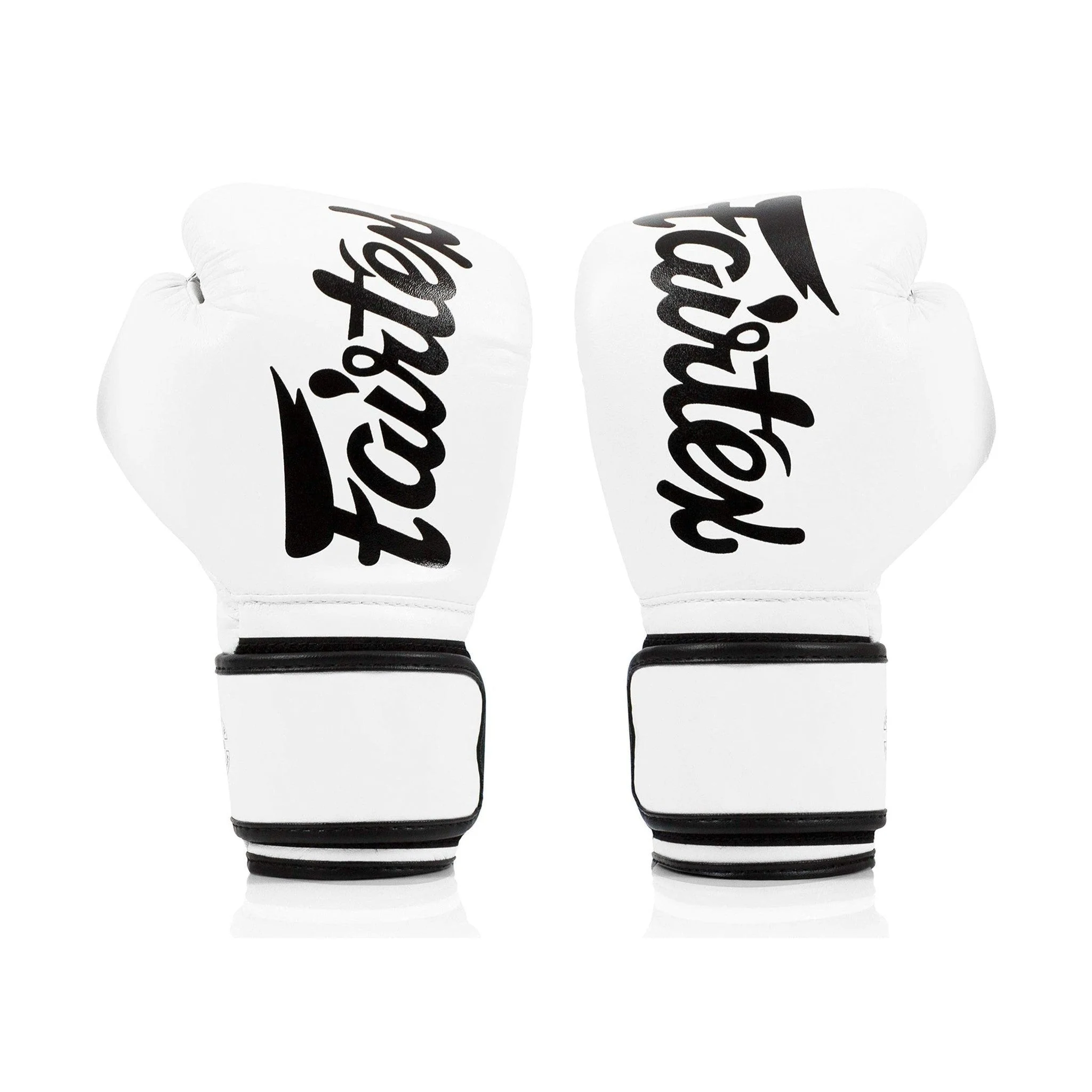 Fairtex BGV14 Microfibre Boxing Gloves - White - Image 3