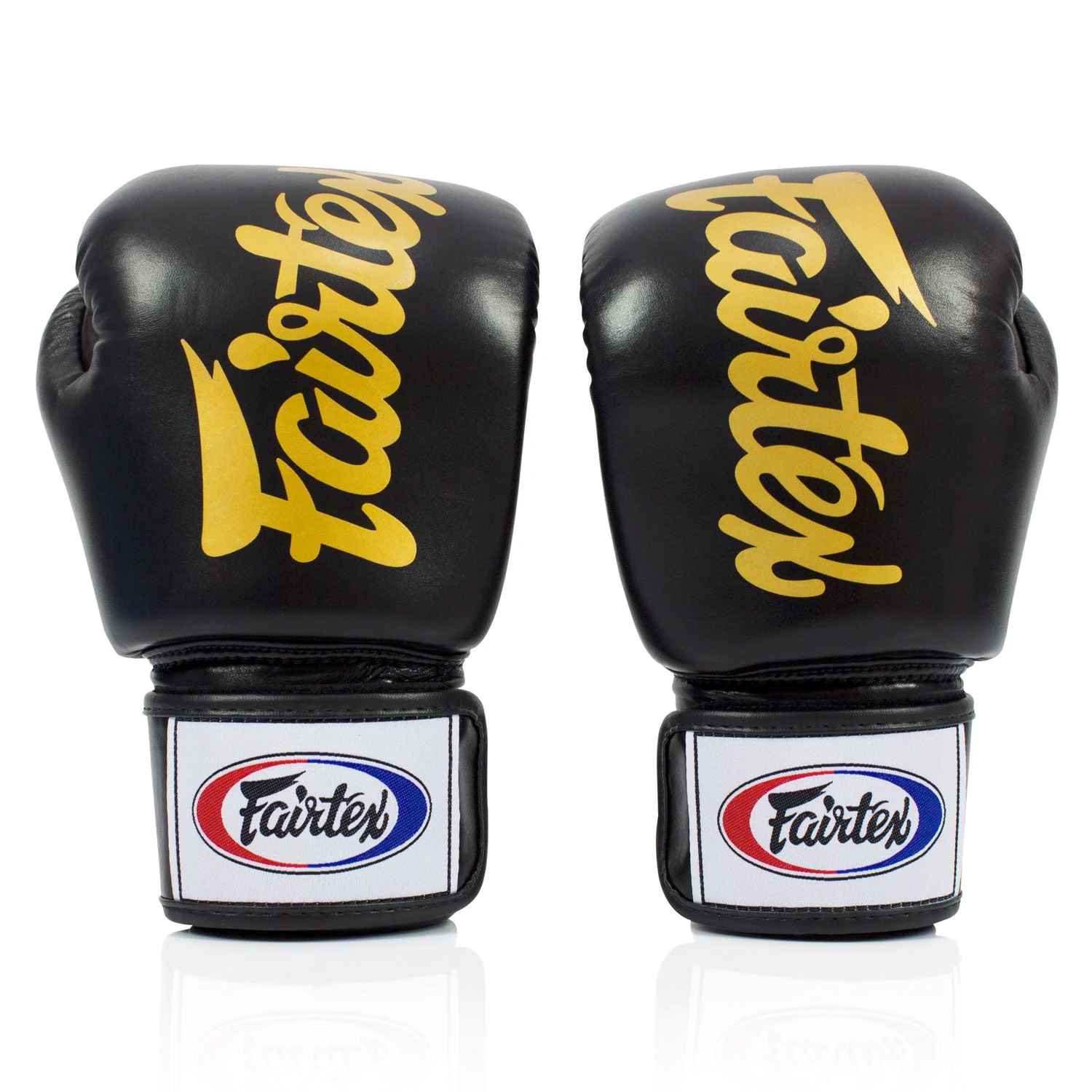 Fairtex BGV19 Deluxe Tight-Fit Boxing Gloves - Black - Image 2