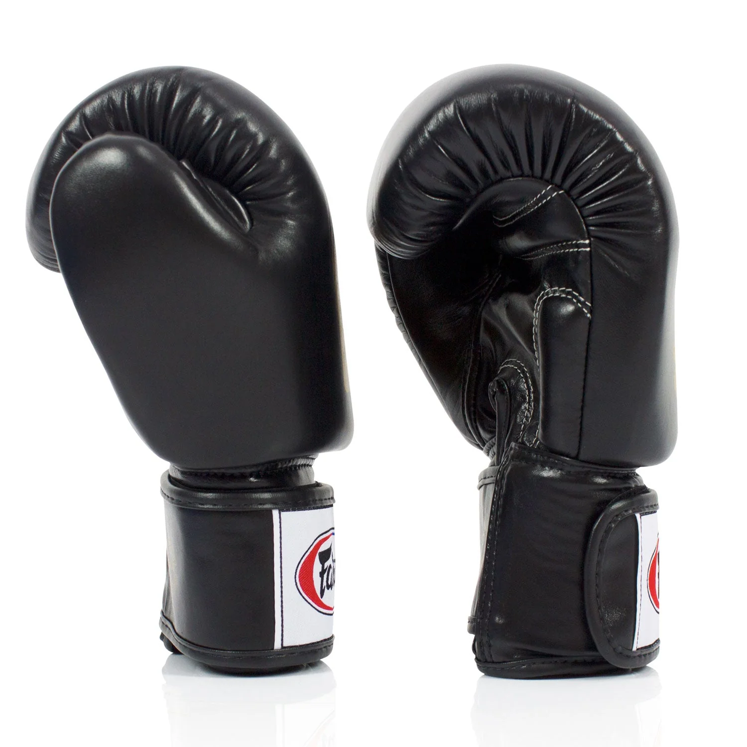 Fairtex BGV19 Deluxe Tight-Fit Boxing Gloves - Black - Image 4