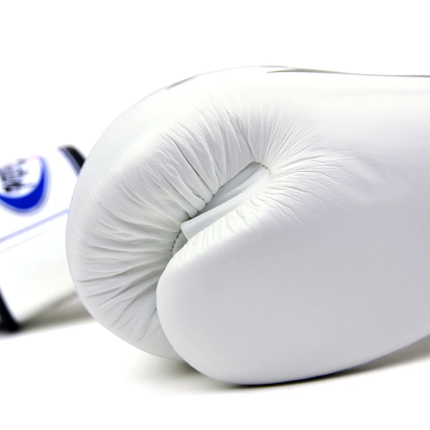 Fairtex BGV19 Deluxe Tight-Fit Boxing Gloves - White - Image 5