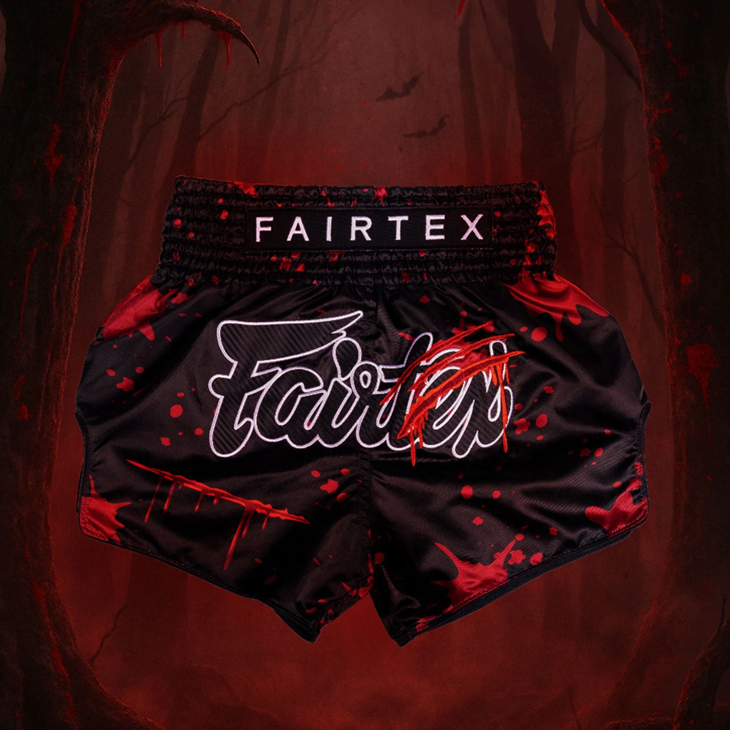 Fairtex BS-Halloween Muaythai Shorts - Demon's Bite - Image 5