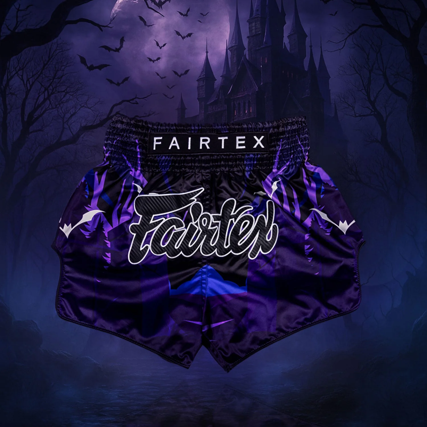 Fairtex BS-Halloween Muaythai Shorts - Twilight - Image 5