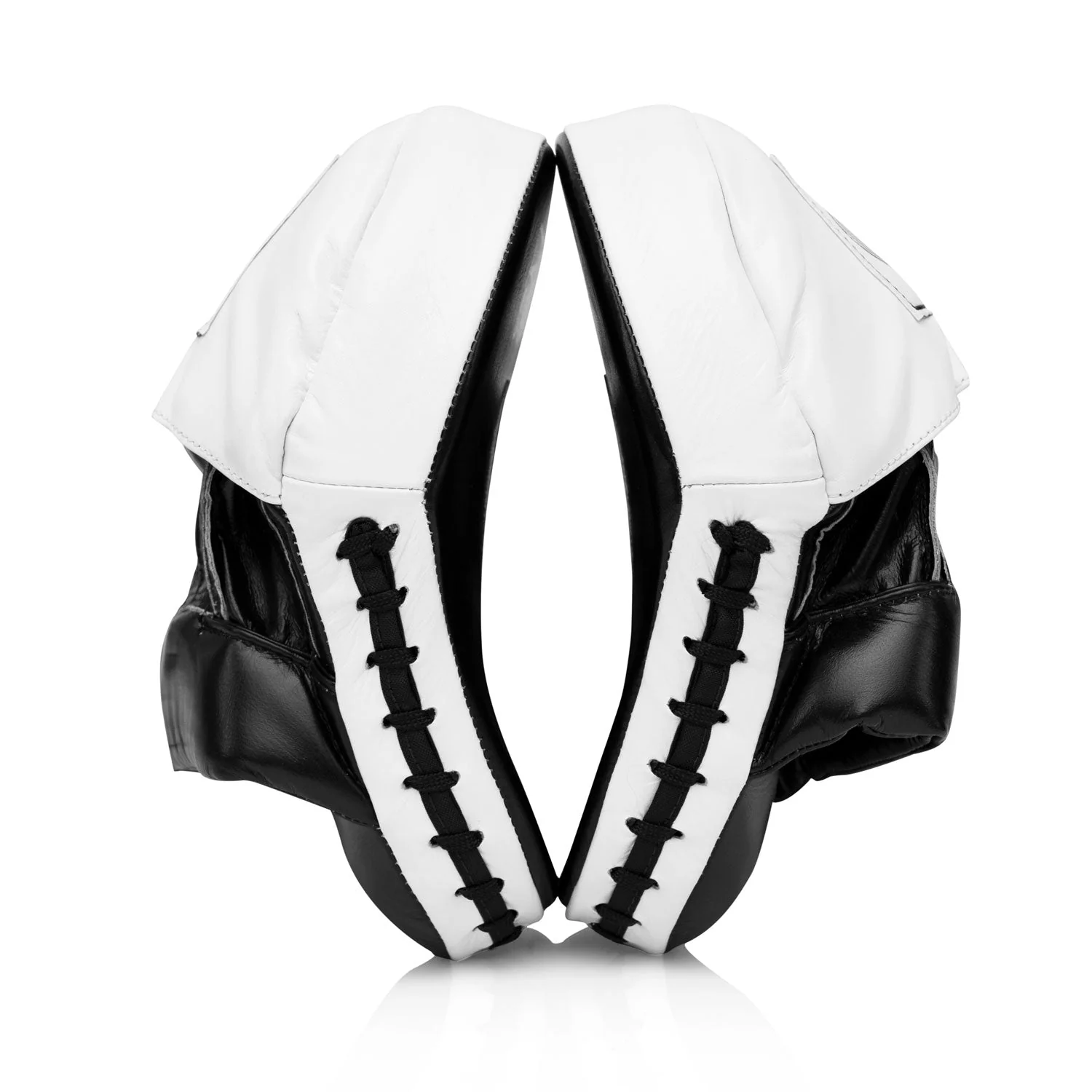 Fairtex FMV9 Contoured Focus Mitts - Black-White - Image 2