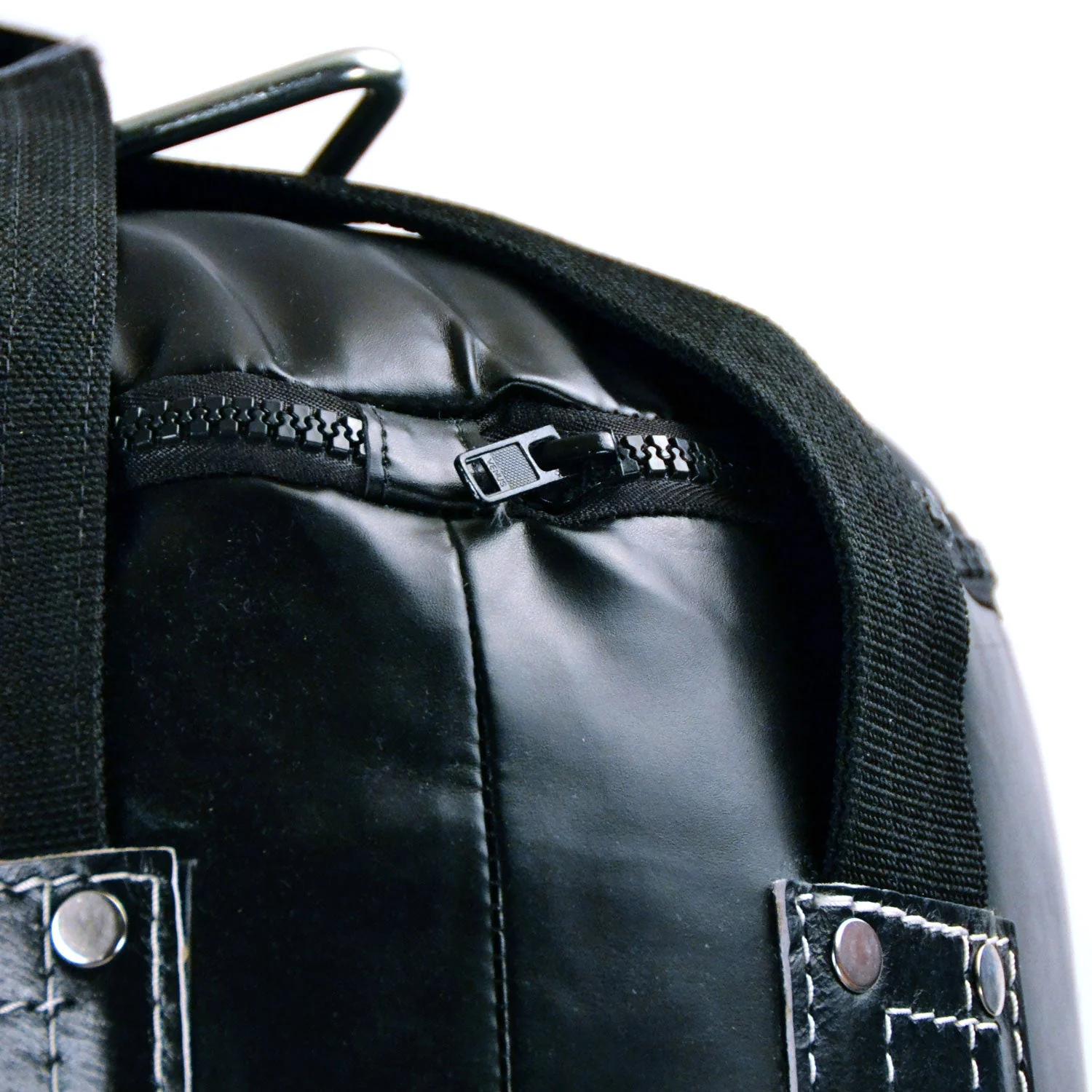 Fairtex HB6 6ft Muaythai Banana Bag - Black-White (FILLED) - Image 3