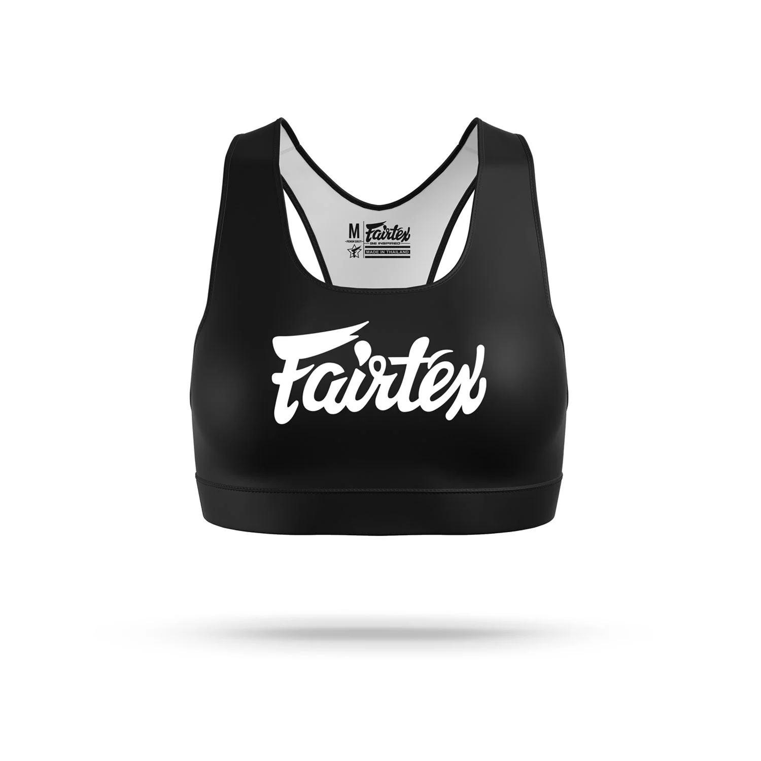 Fairtex - SB1 - Classic Sports Bra Black-White - Image 2