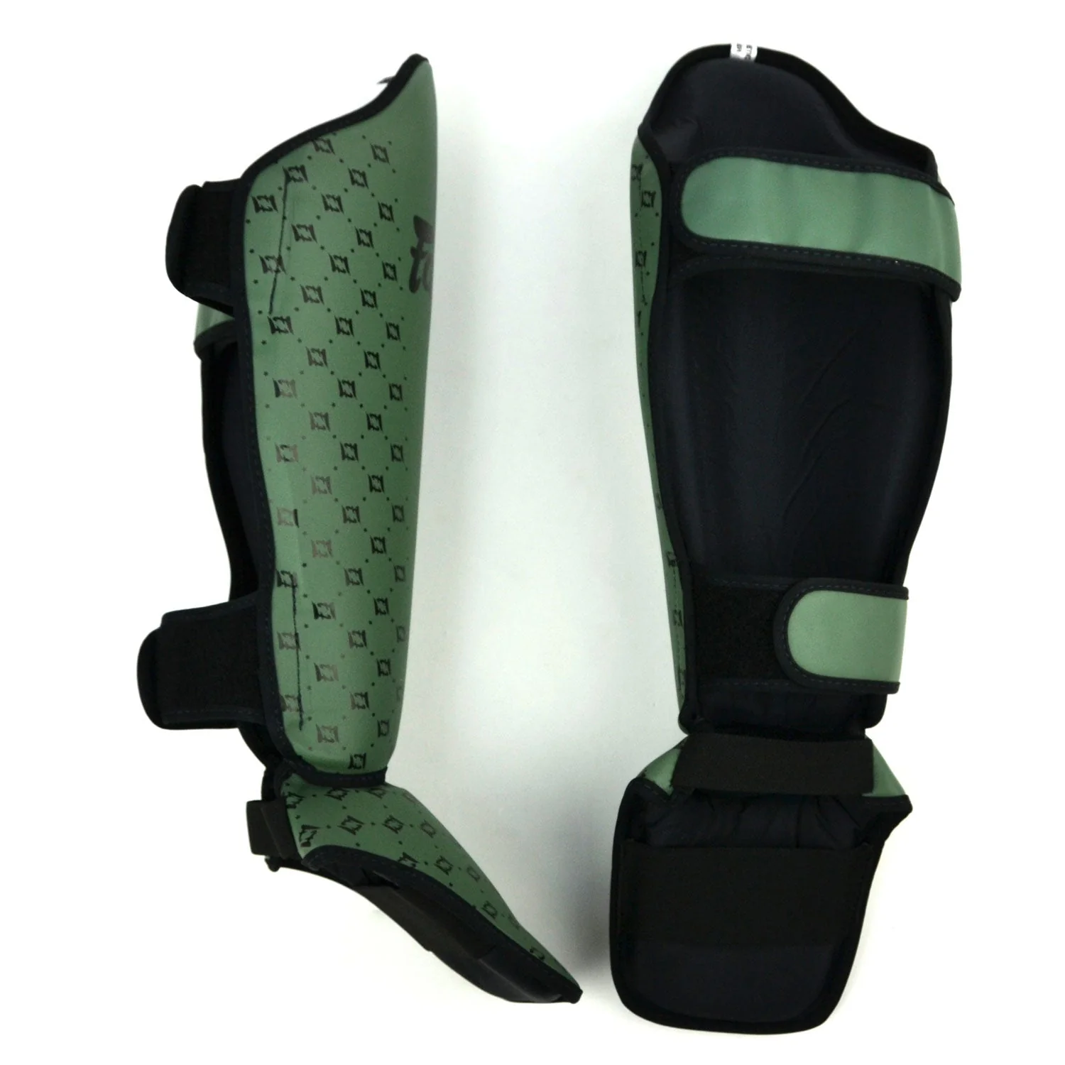 Fairtex SP5 Shin Pads - Olive Green - Image 2