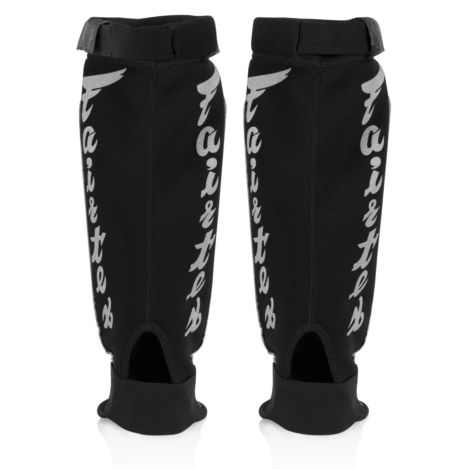 Fairtex SP6 Neoprene MMA Shin Pads - Black - Image 3