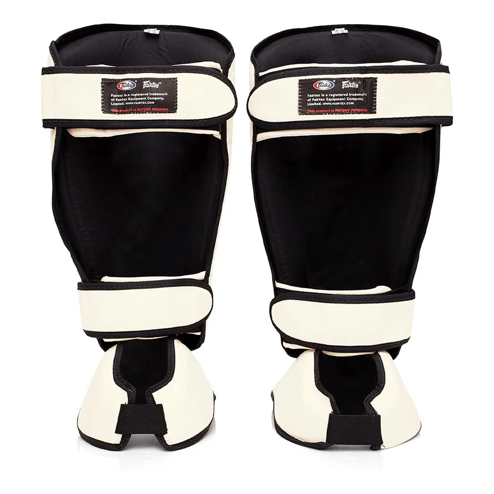 Fairtex SP7 Twister Detachable Shin Guards  - White - Image 4