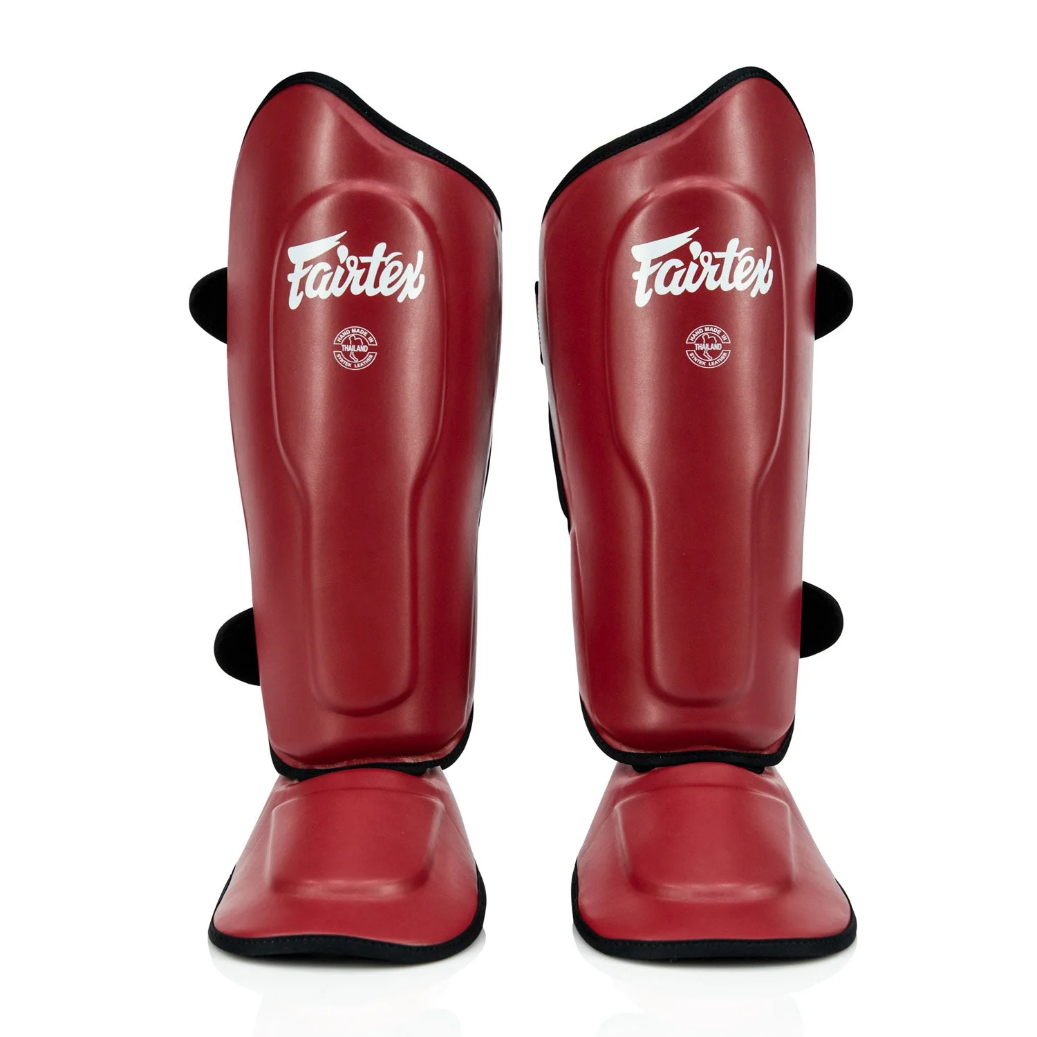 Fairtex SP9 Ultra Ergo Shin Pads - Red - Image 2