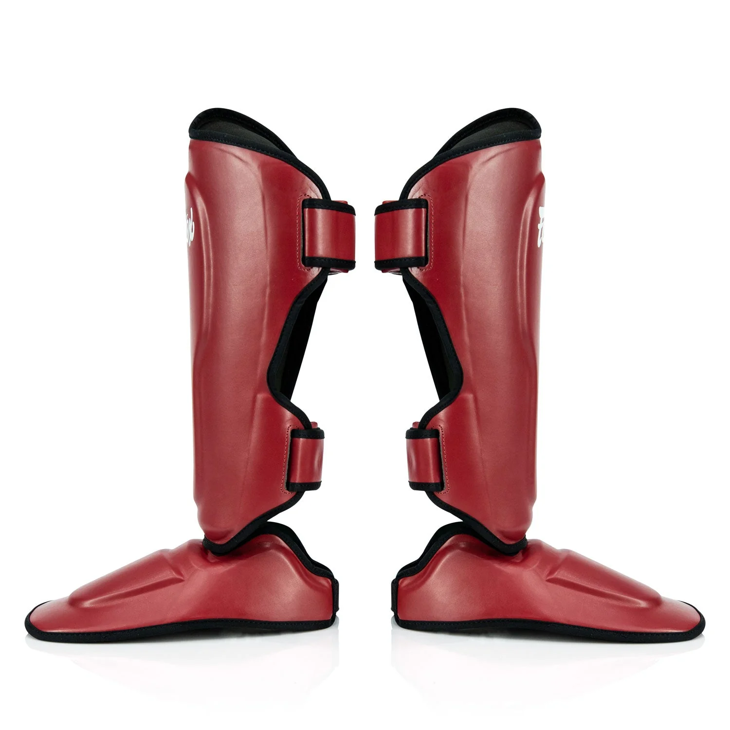 Fairtex SP9 Ultra Ergo Shin Pads - Red - Image 3
