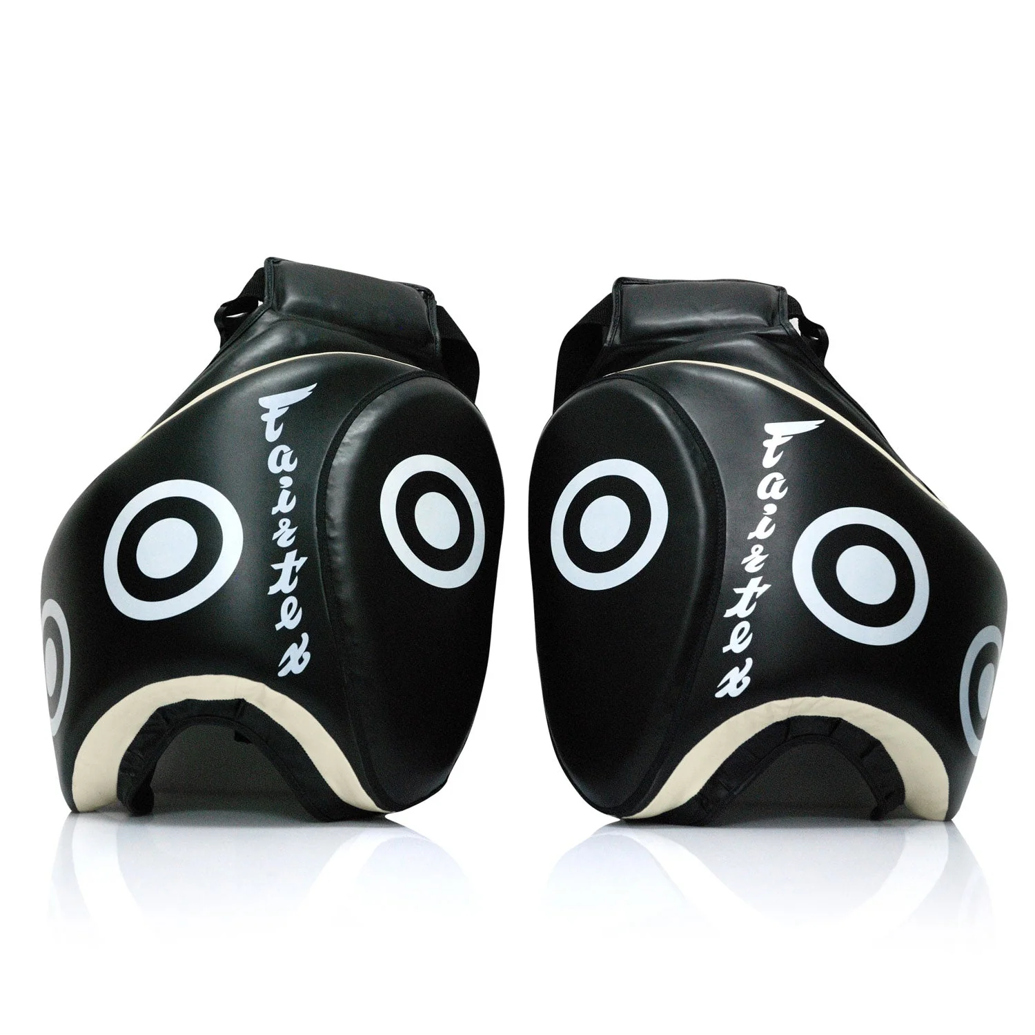 Fairtex TP3 Deluxe Thigh Pads - Black - Image 2