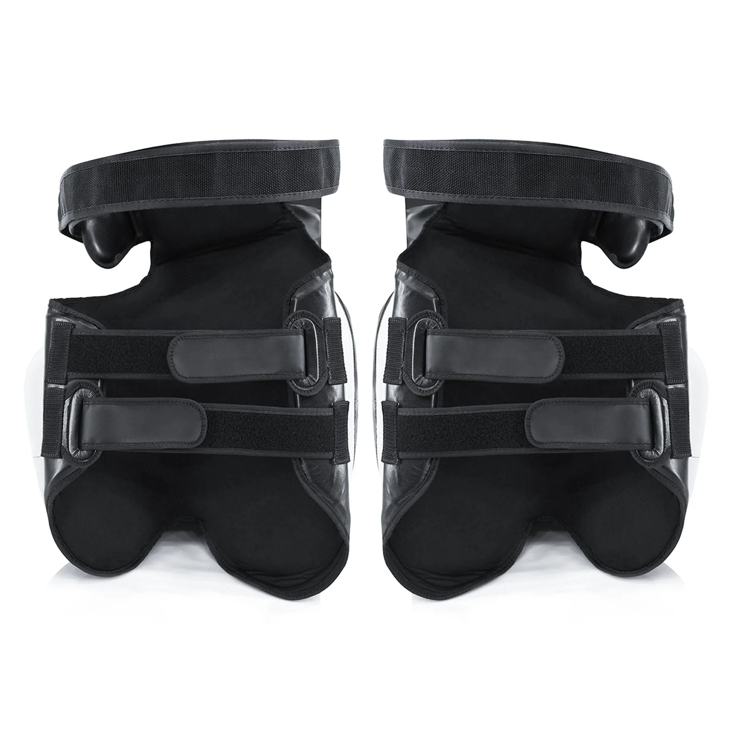 Fairtex TP5 Ultra Lite Thigh Pads - Black-White - Image 2
