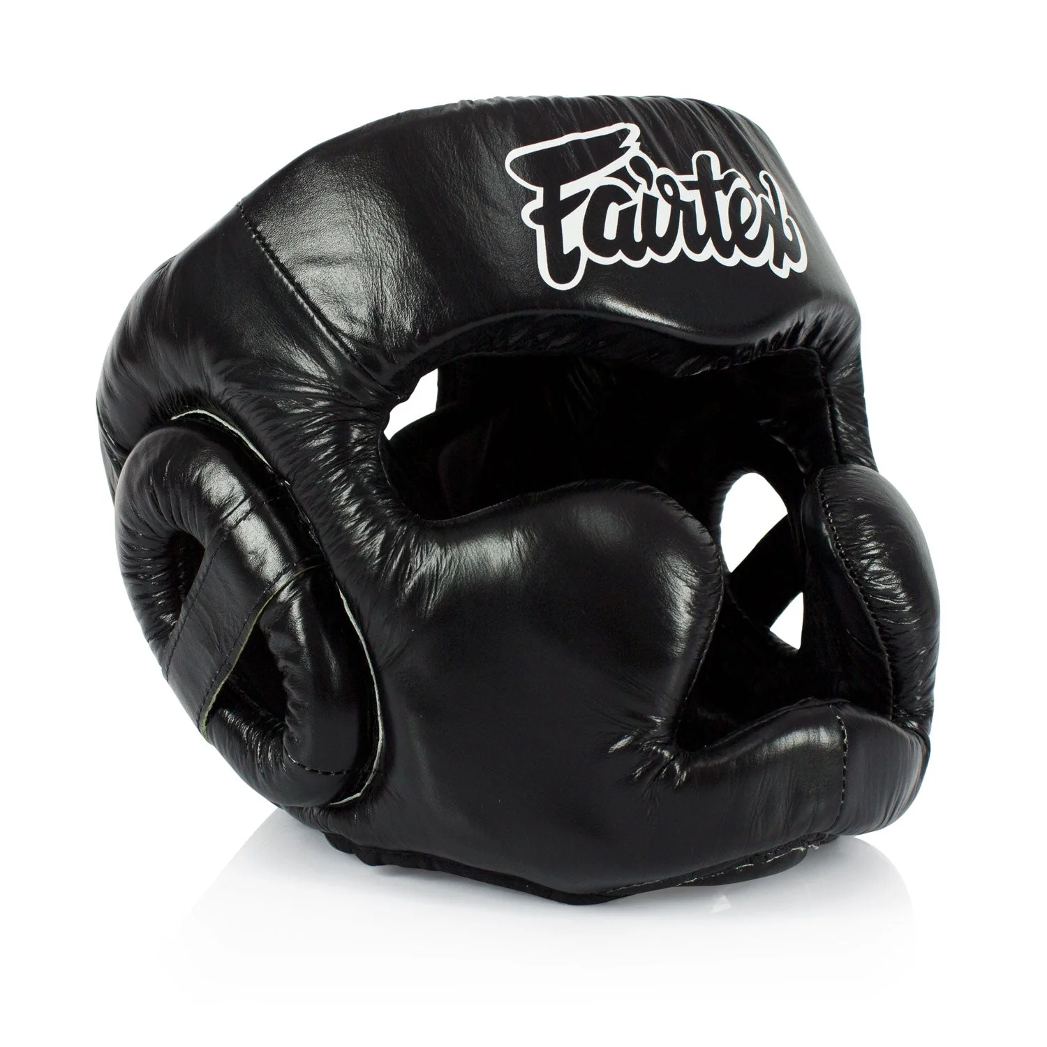 HG13 Fairtex Diagonal Vision Sparring Headguard Black - Image 2