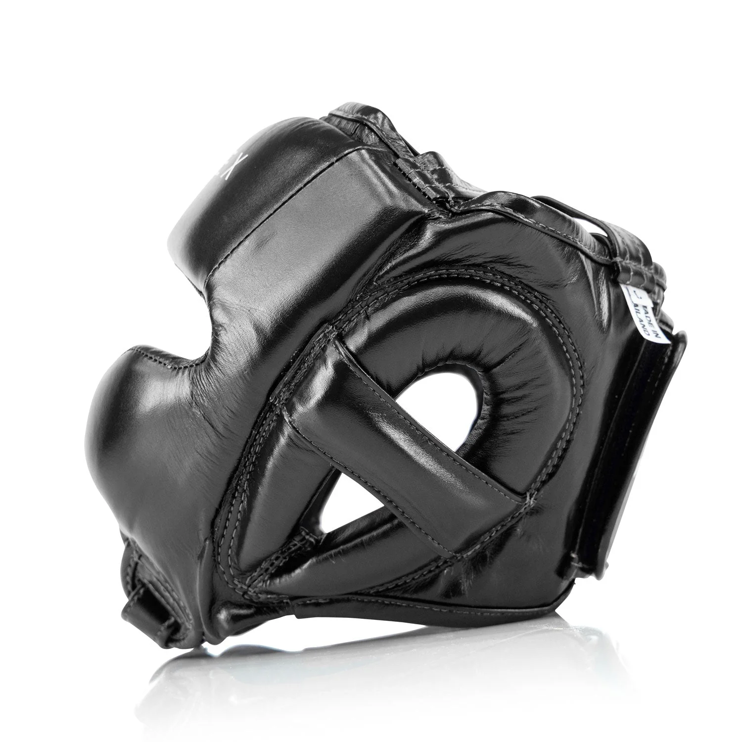 HG18 Fairtex Mexican Sparring Headguard Black - Image 3