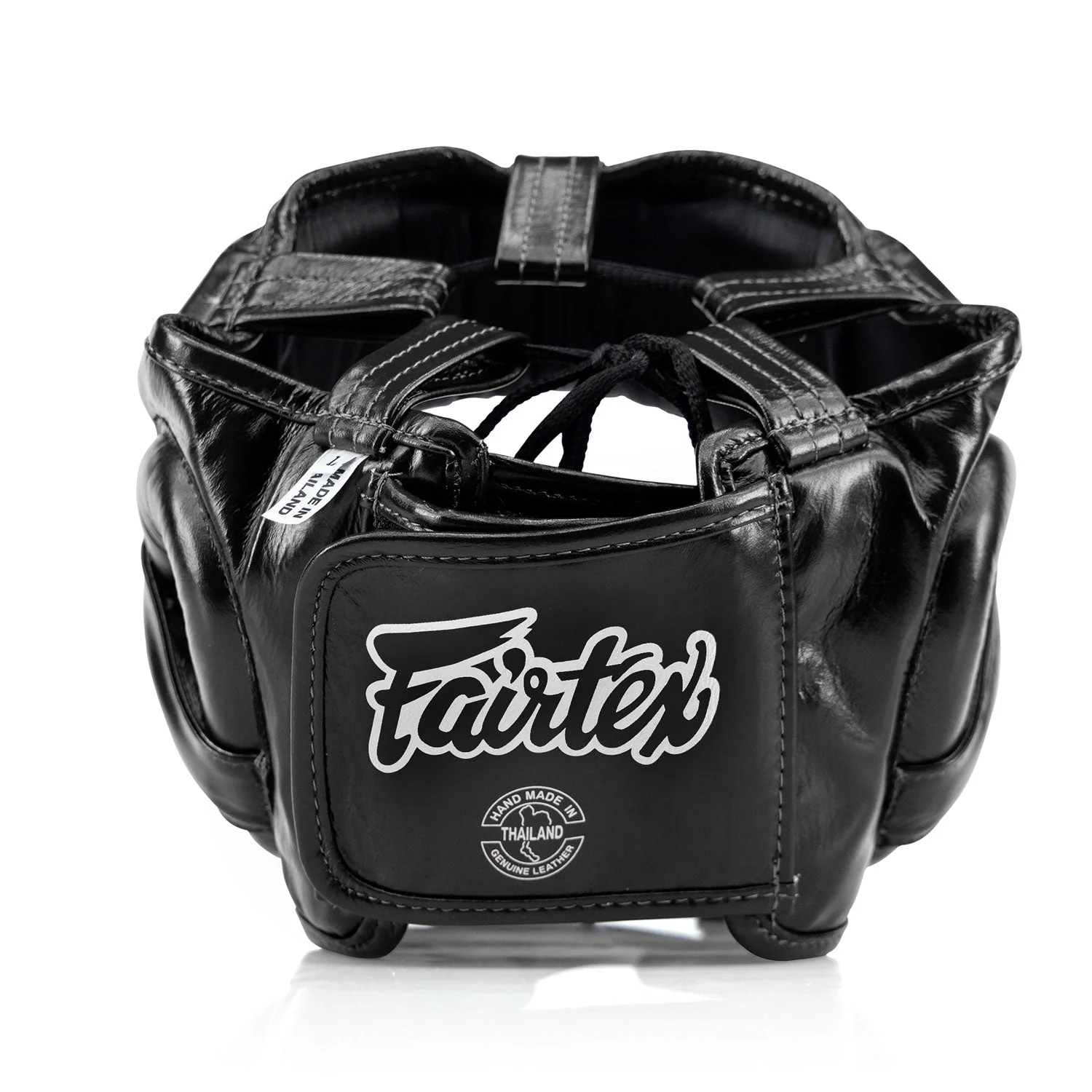 HG18 Fairtex Mexican Sparring Headguard Black - Image 4