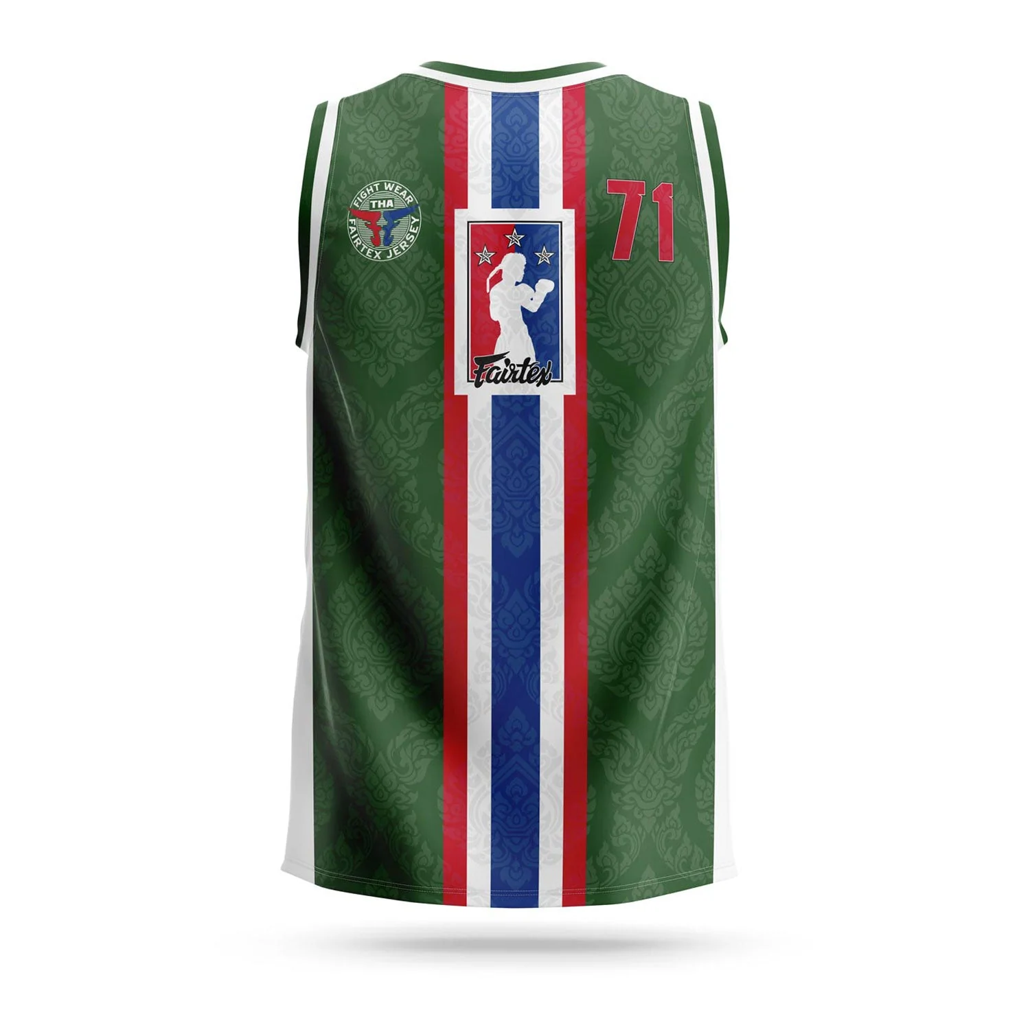 JS19 Fairtex Basketball Jersey Green - Image 2