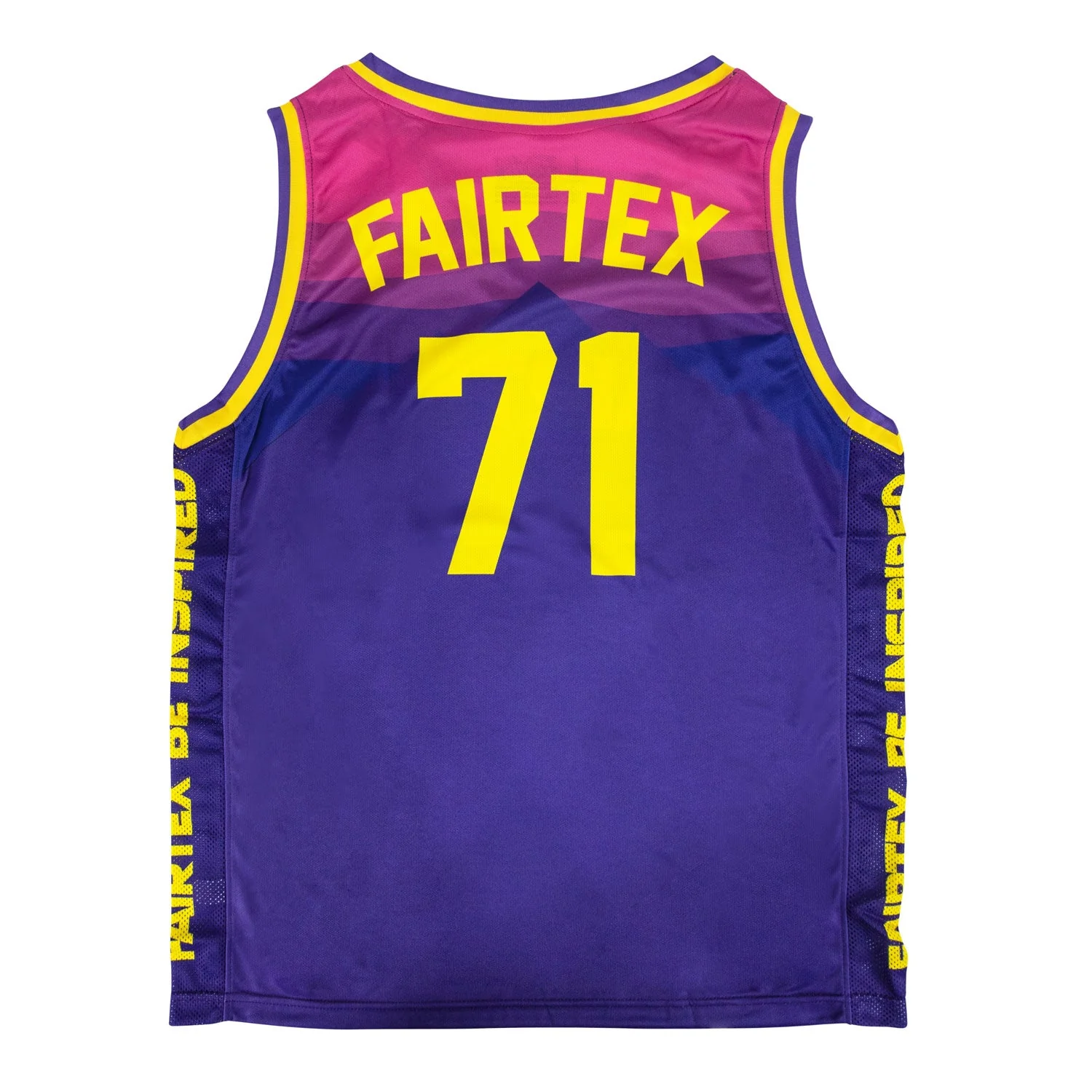 JS26 Fairtex Basketball Jersey Purple-Yellow - Image 2