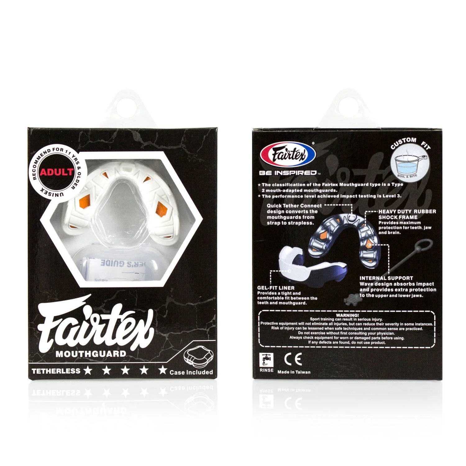 MG3 Fairtex Gel Mouthguard White - Image 4