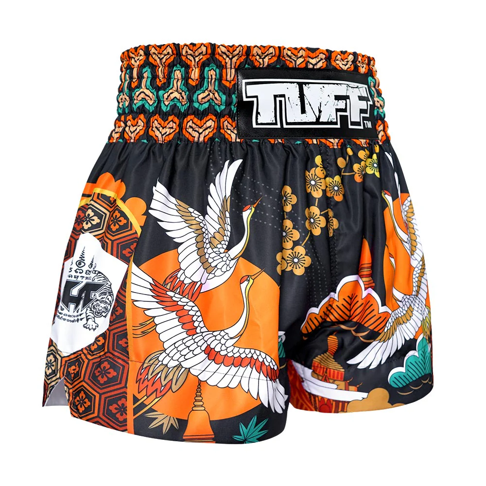 MS652 TUFF Muay Thai Shorts Autumn Sunray - Image 4