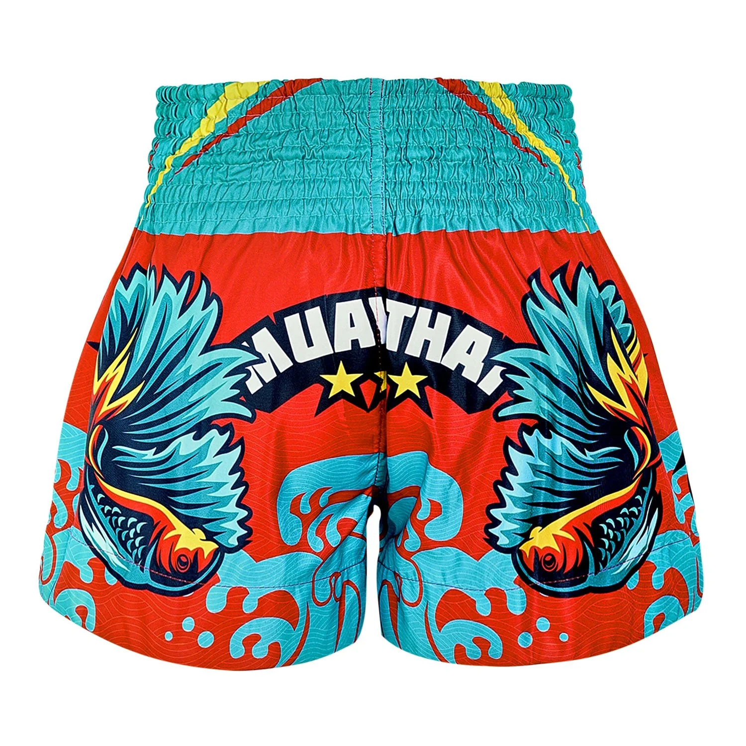MS672 TUFF Muay Thai Shorts The Half-Sun Light - Image 3