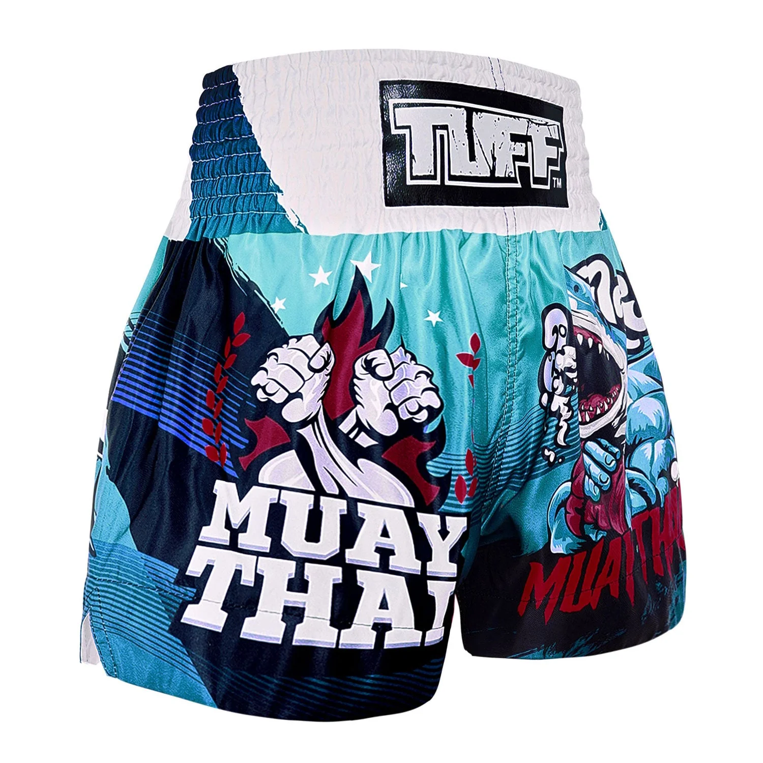 MS673 TUFF Muay Thai Shorts The Carcharodon - Image 4