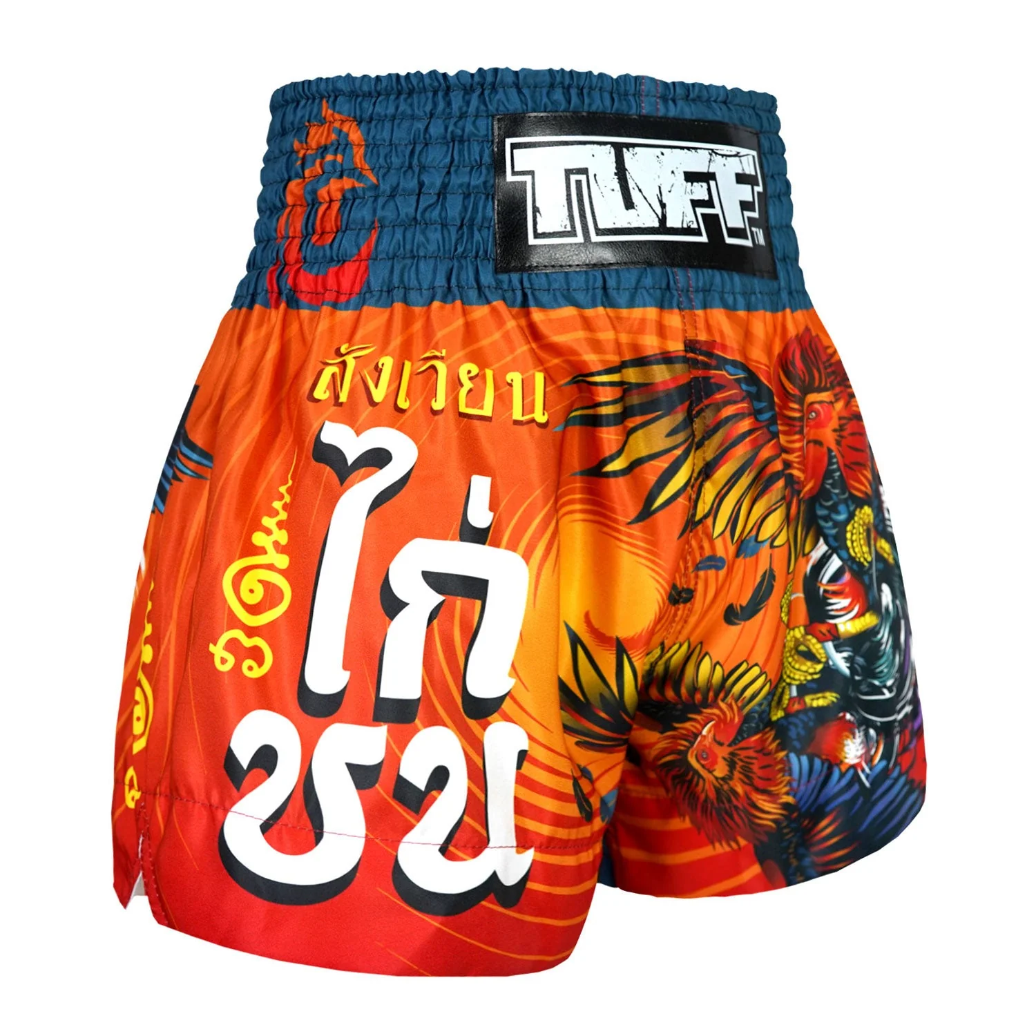 MS676 TUFF Muay Thai Shorts Lethwei Rooster - Image 4