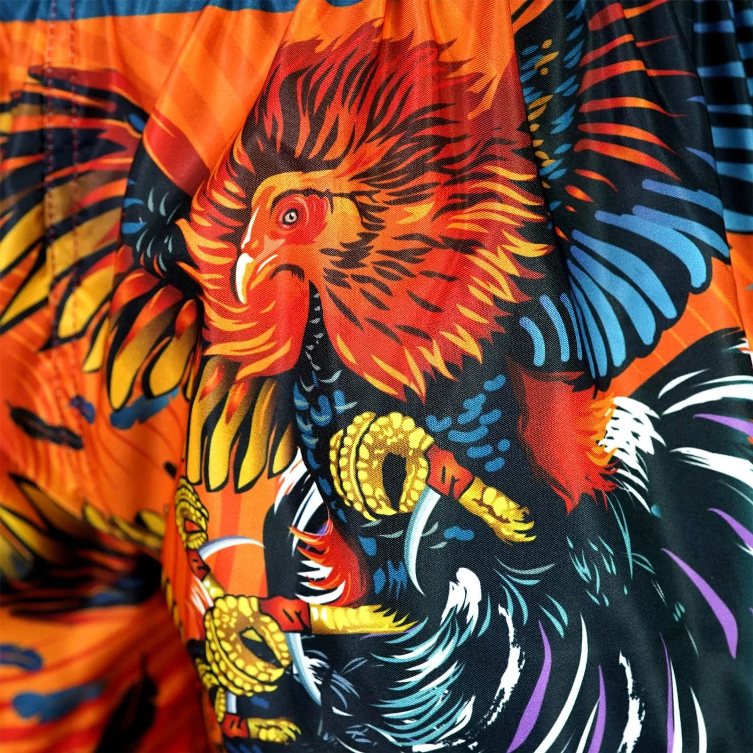 MS676 TUFF Muay Thai Shorts Lethwei Rooster - Image 5