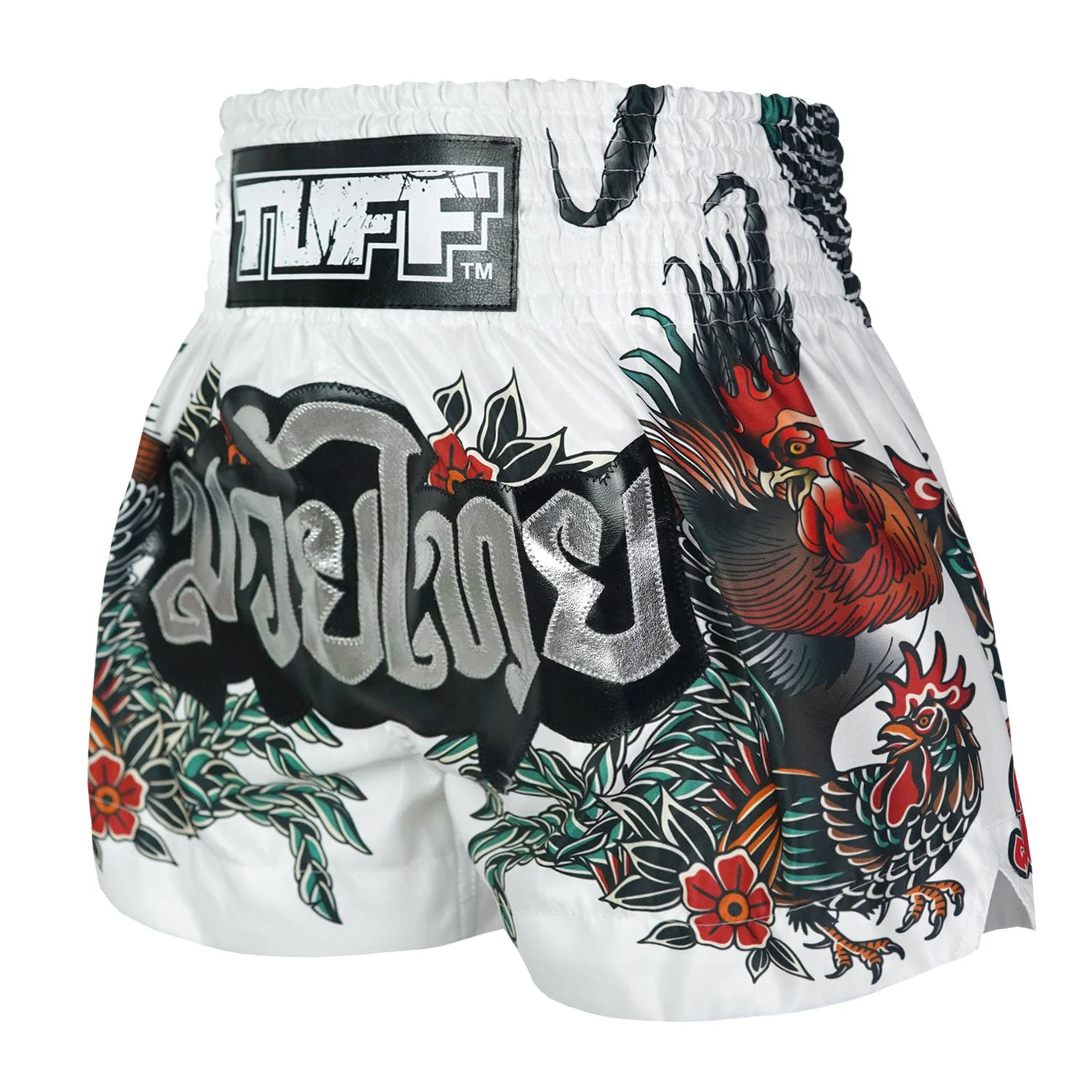 MS677 TUFF Muay Thai Shorts Origin of Thai Rooster - Image 2