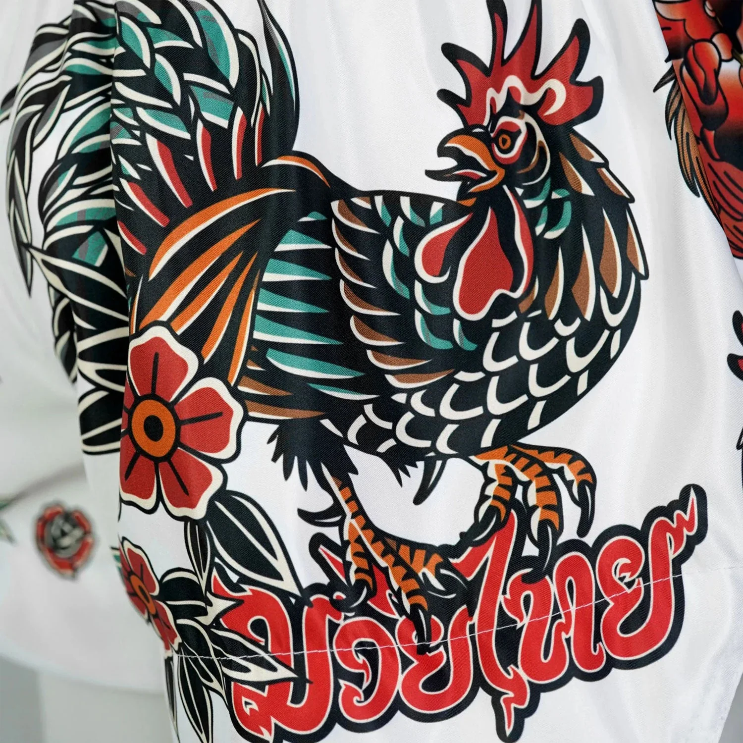 MS677 TUFF Muay Thai Shorts Origin of Thai Rooster - Image 5