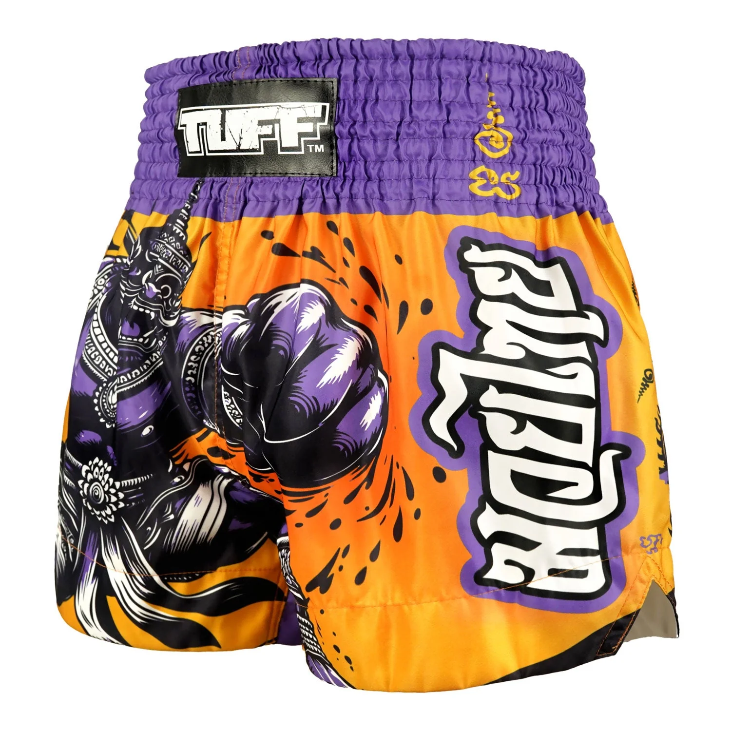 MS688 TUFF Muay Thai Shorts - The Amethyst King - Image 2