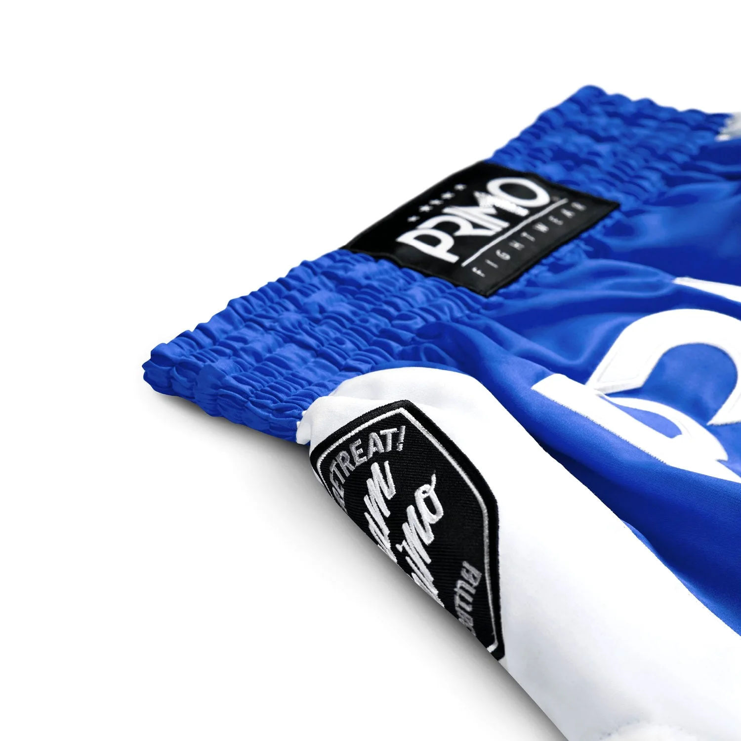 Primo Muay Thai Shorts - Free Flow Series - Stadium Classic Blue - Image 3