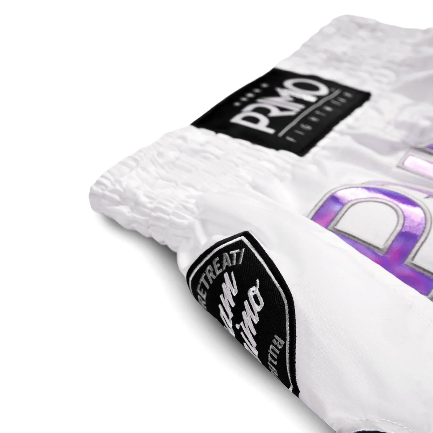 Primo Muay Thai Shorts - Hologram Series - Purple Haze - Image 2